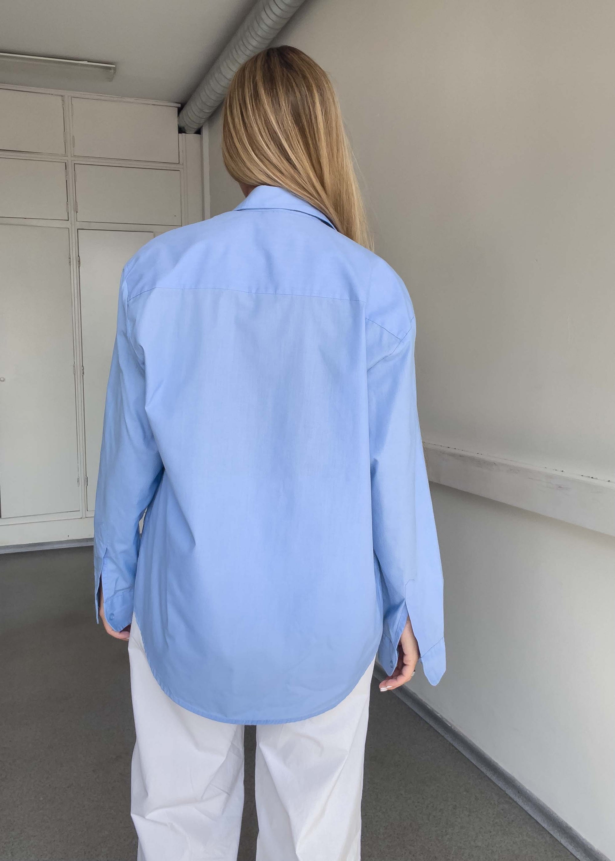 Vintage Blue Oversized Shirt