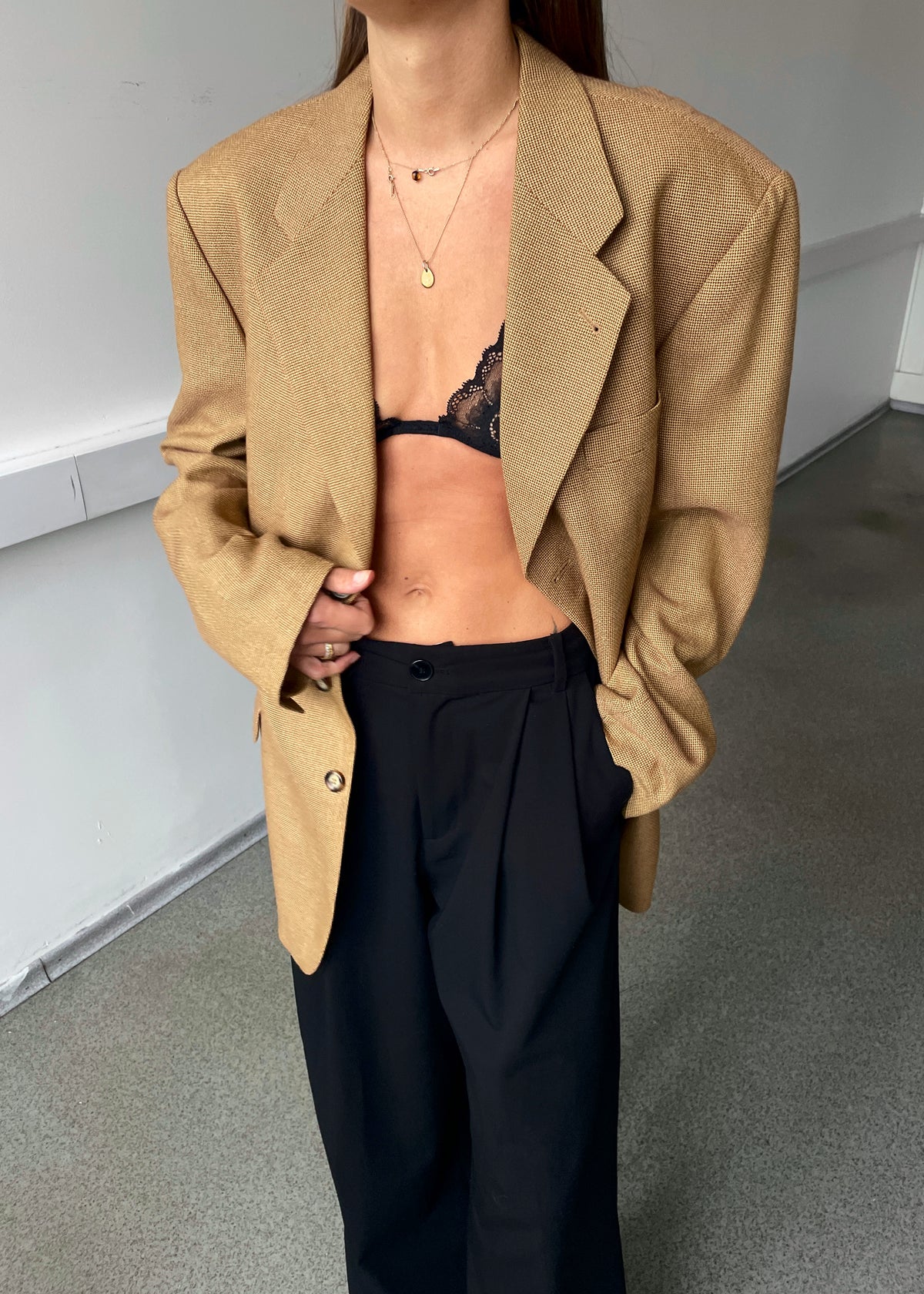 Vintage Golden Brown Blazer