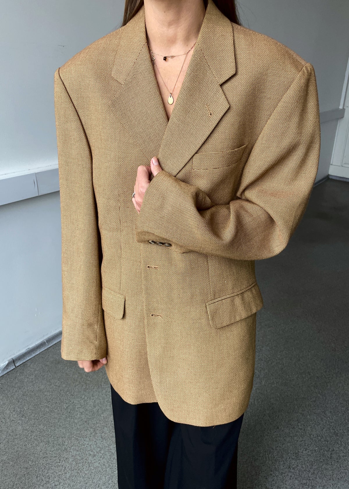 Vintage Golden Brown Blazer