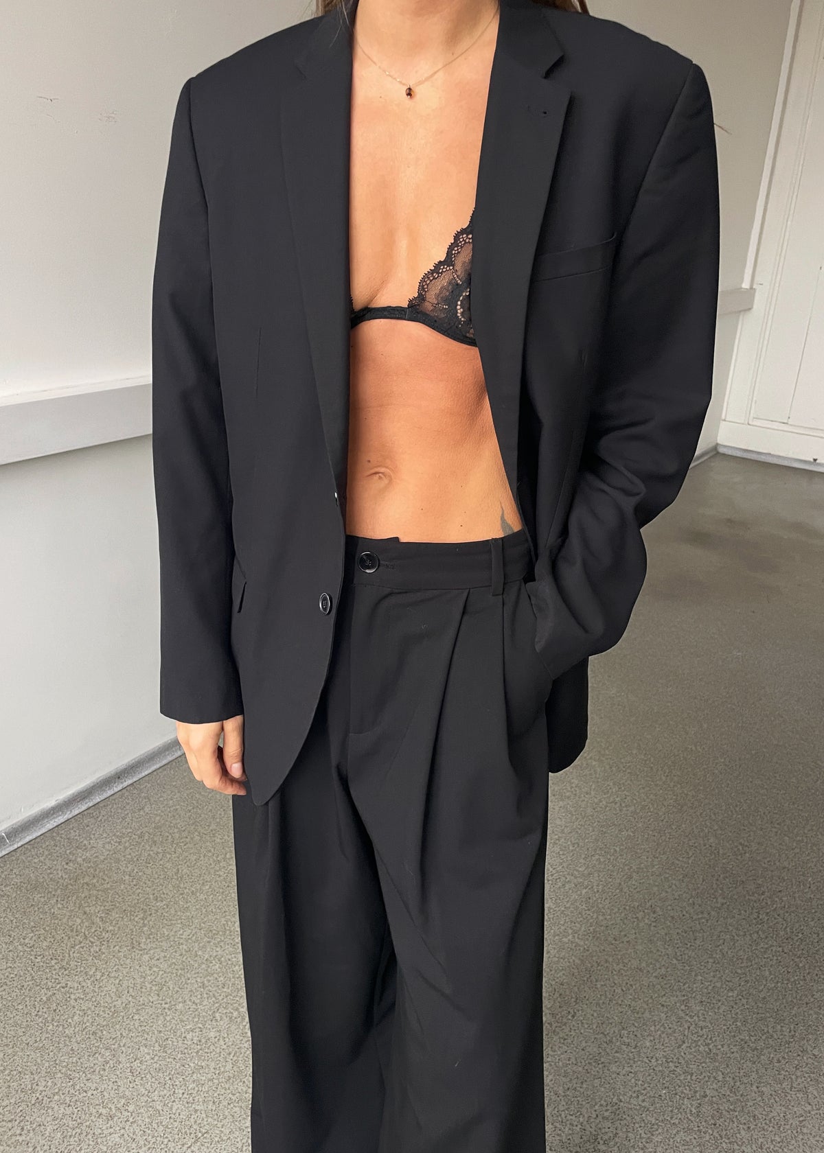 Vintage Classic Black Blazer, view 2