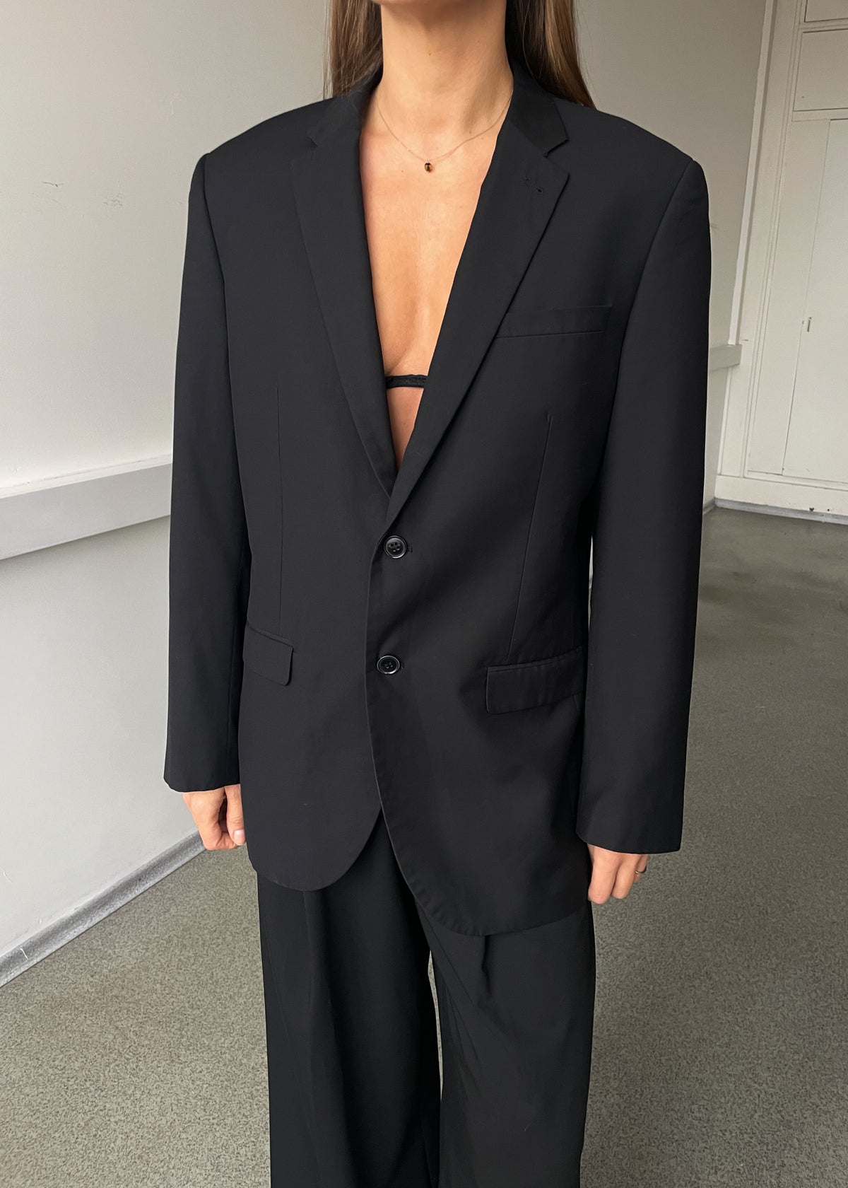 Vintage Classic Black Blazer, view 5