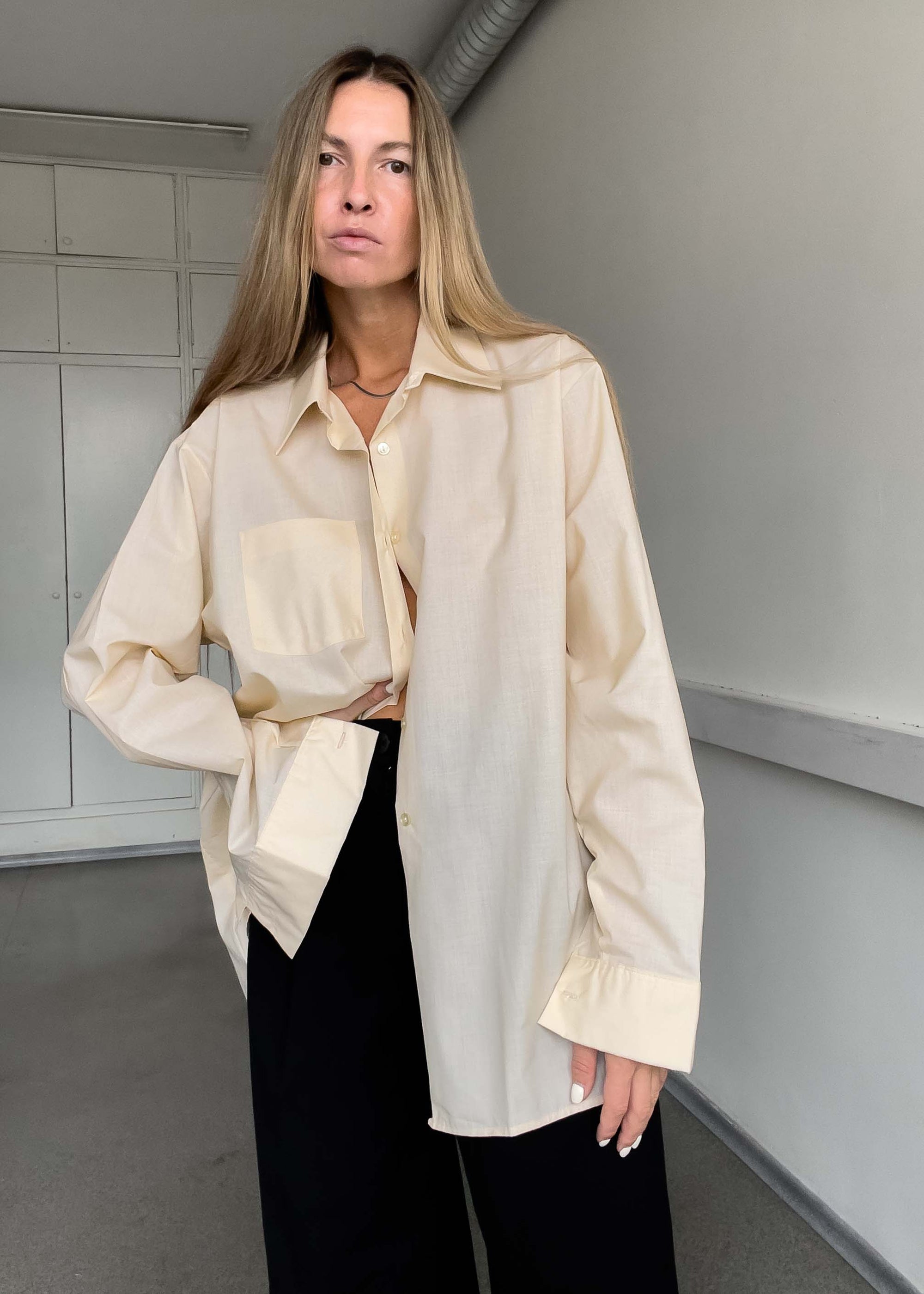 Vintage Peach Oversized Shirt