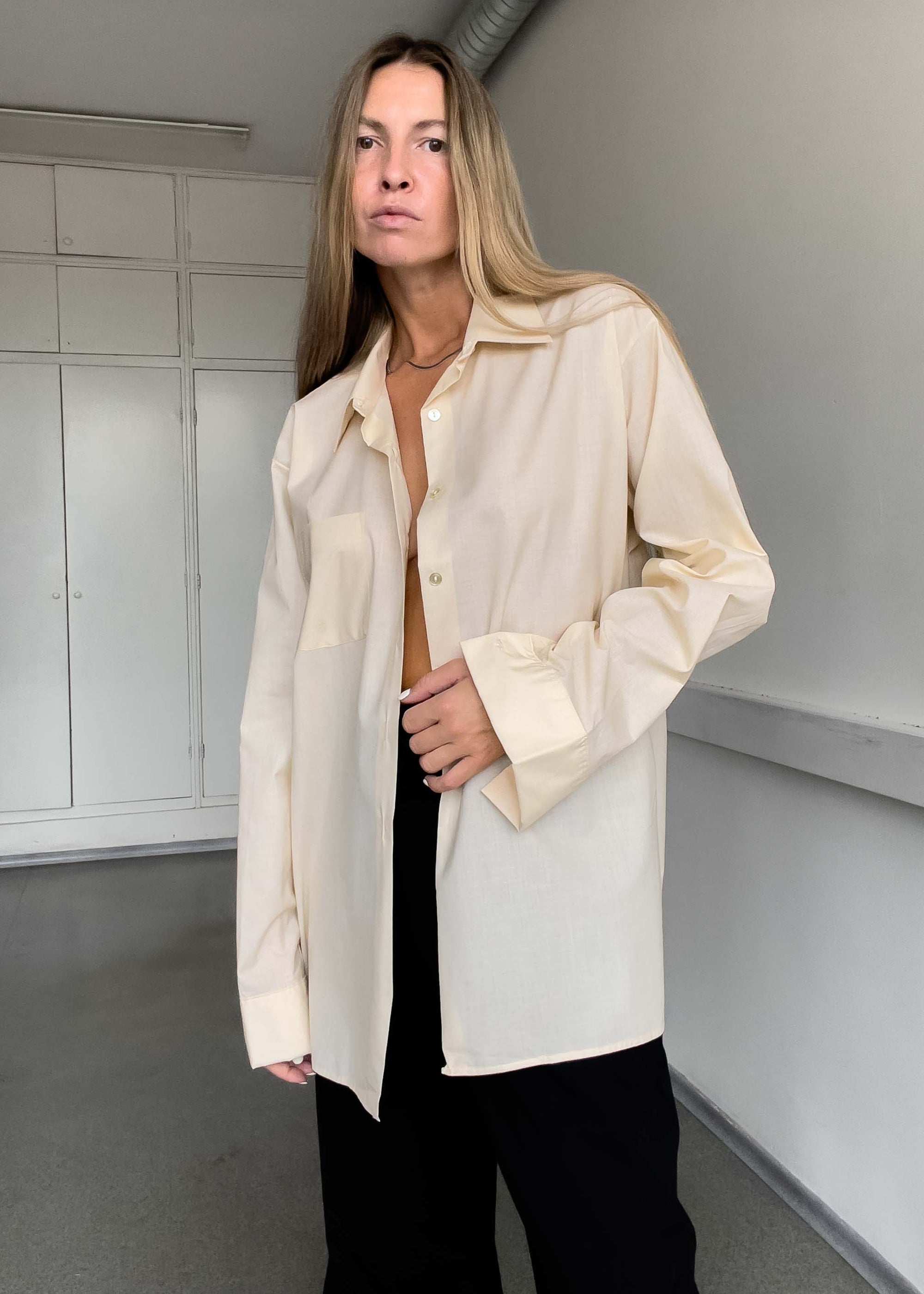 Vintage Peach Oversized Shirt