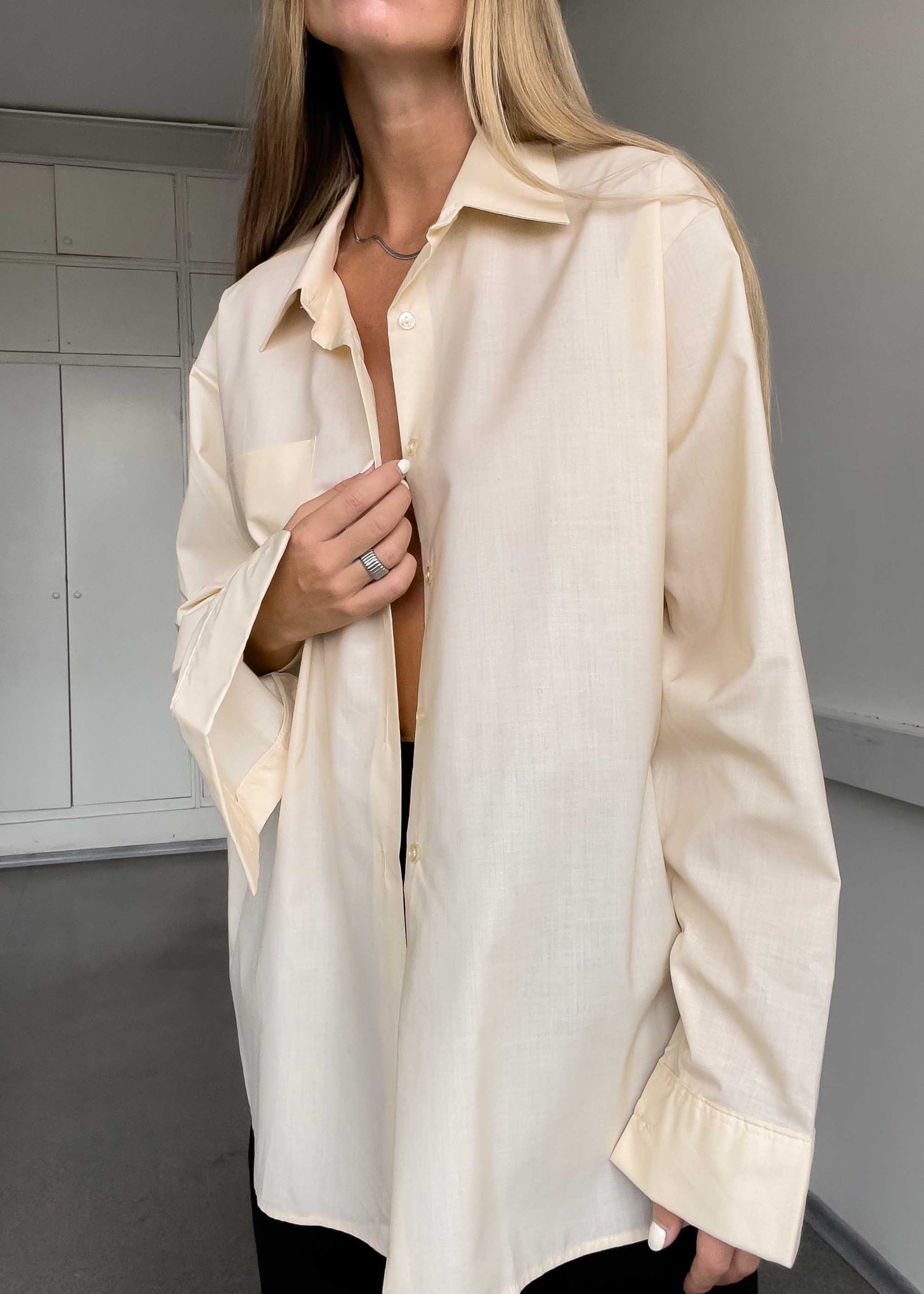 Vintage Peach Oversized Shirt