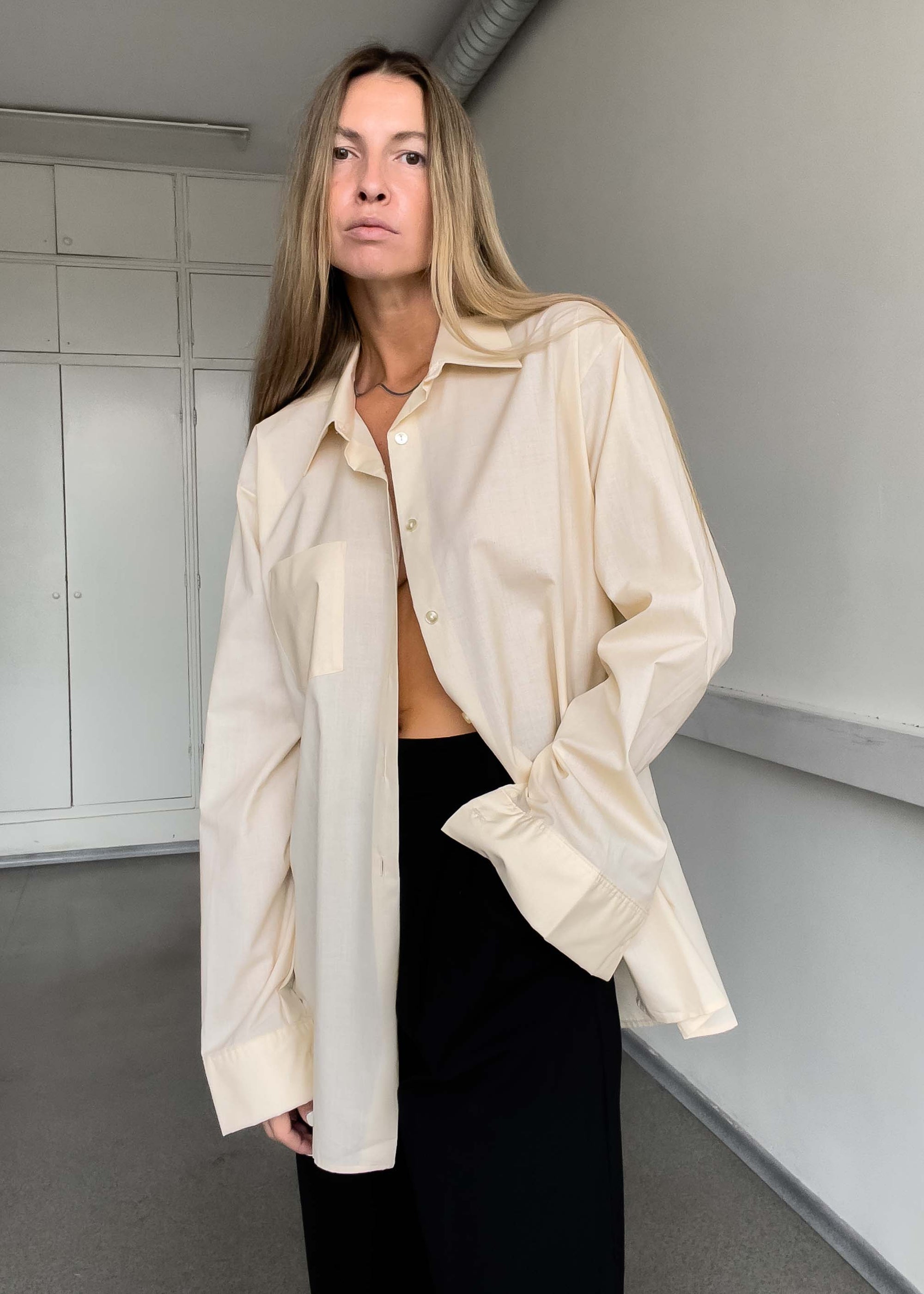 Vintage Peach Oversized Shirt