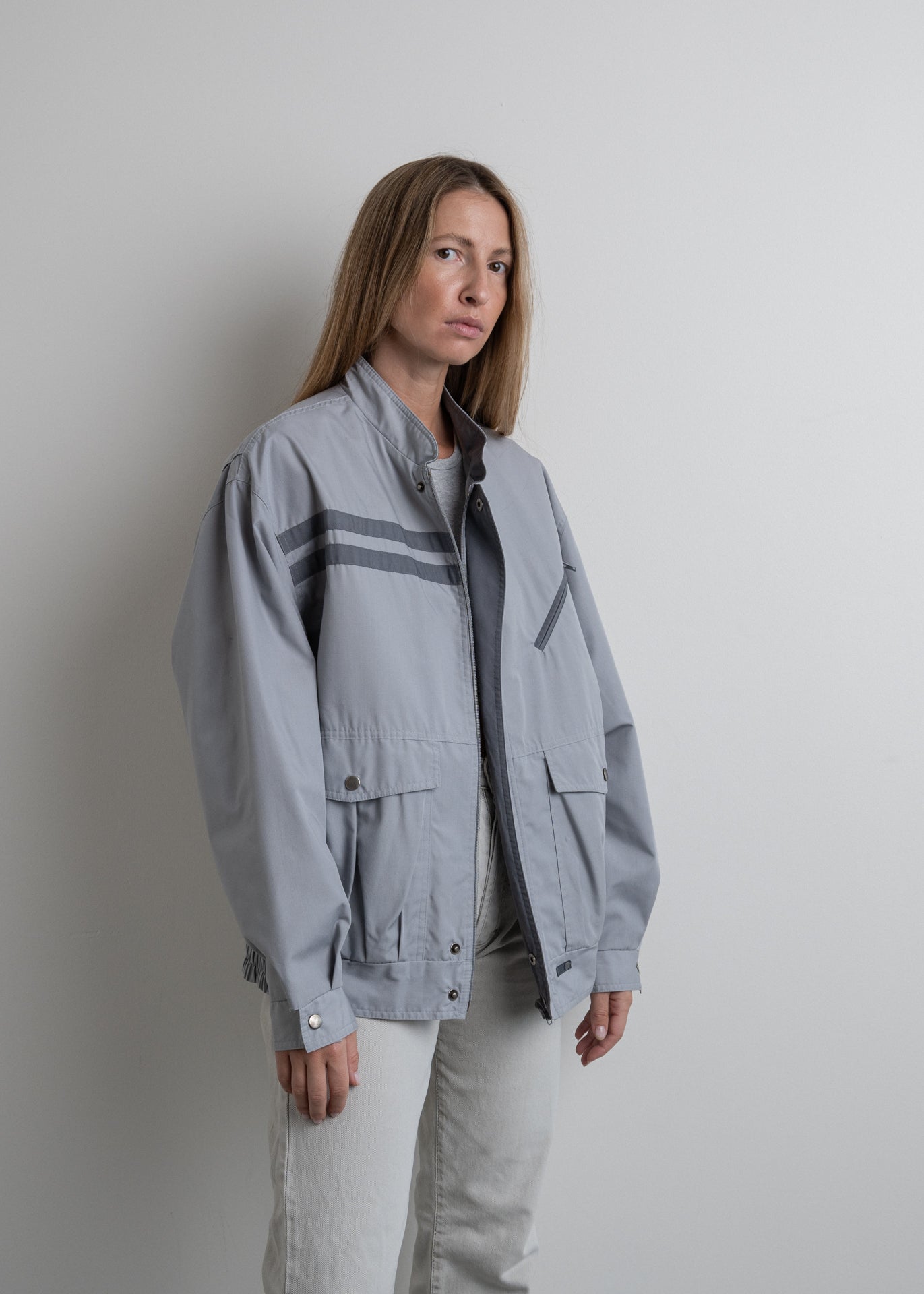 Vintage Grey Oversized Jacket