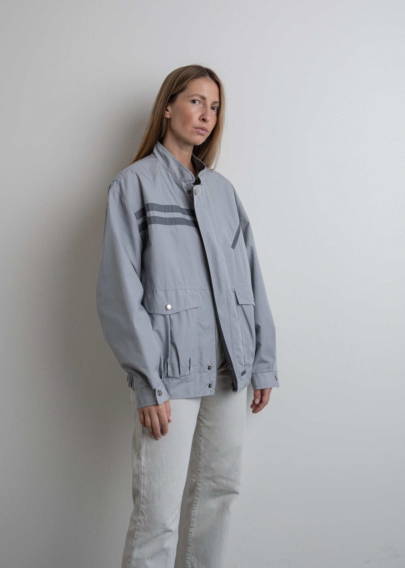 Vintage Grey Oversized Jacket