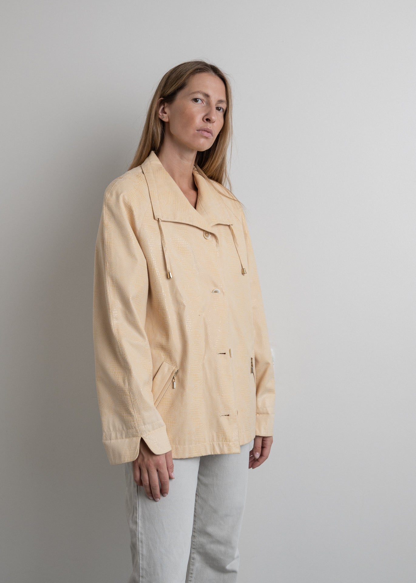 Vintage Yellow Oversized Jacket