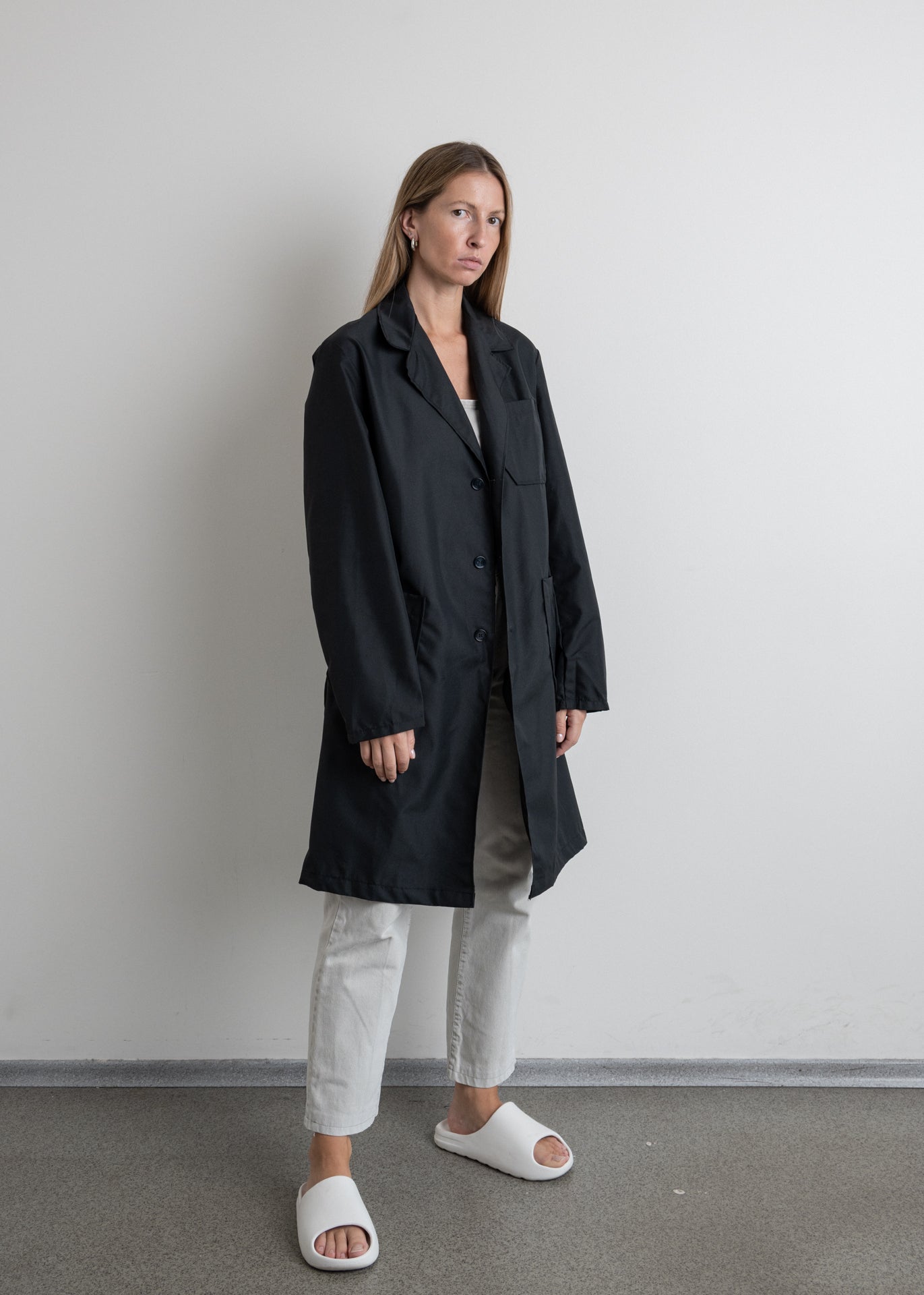 Vintage Black Oversized Coat