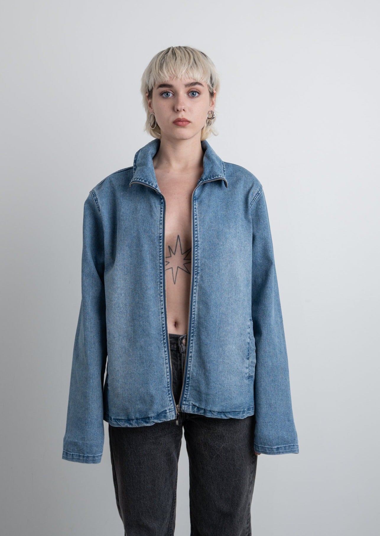 Vintage Light Wight Blue Denim Jacket