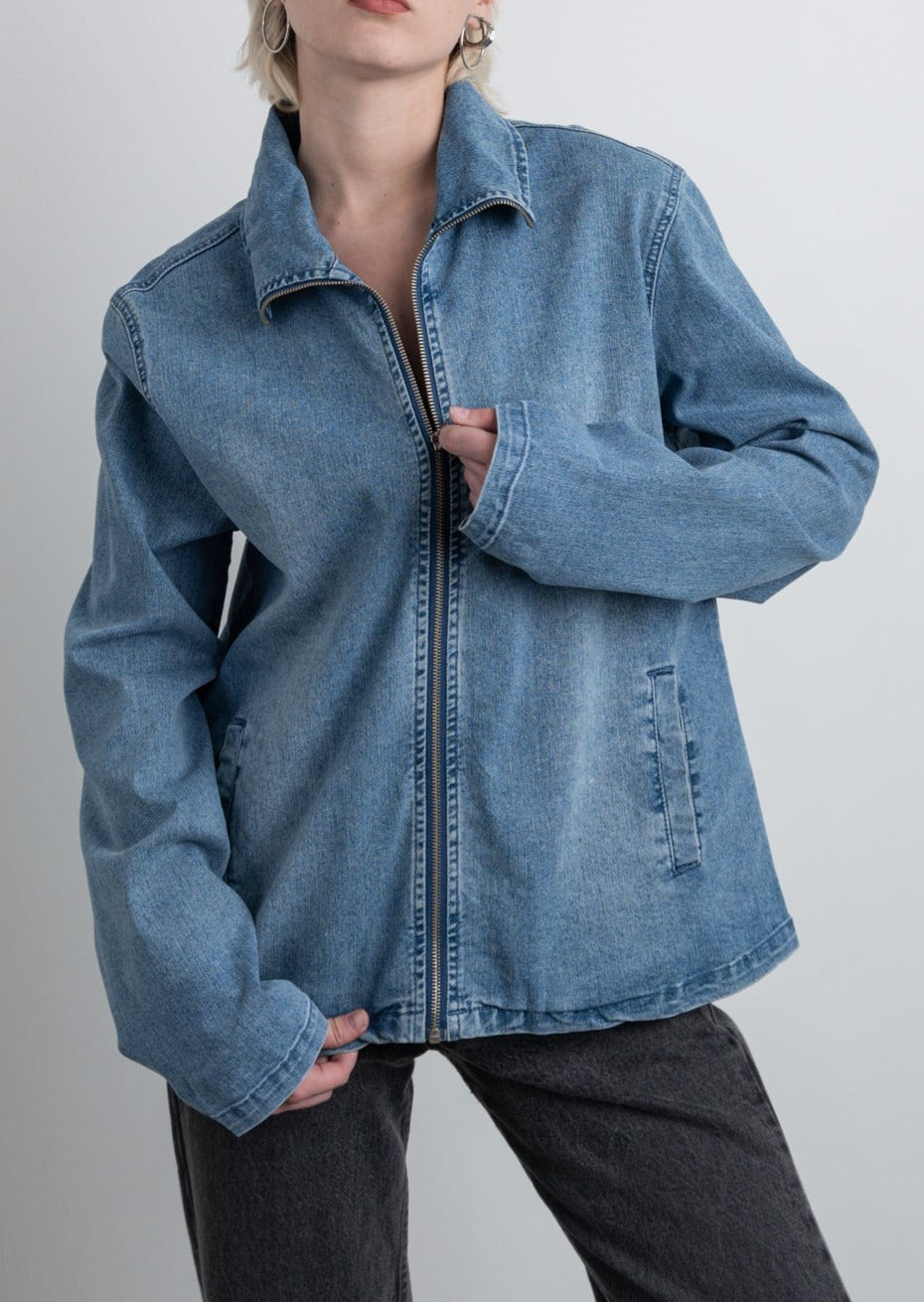 Vintage Light Wight Blue Denim Jacket