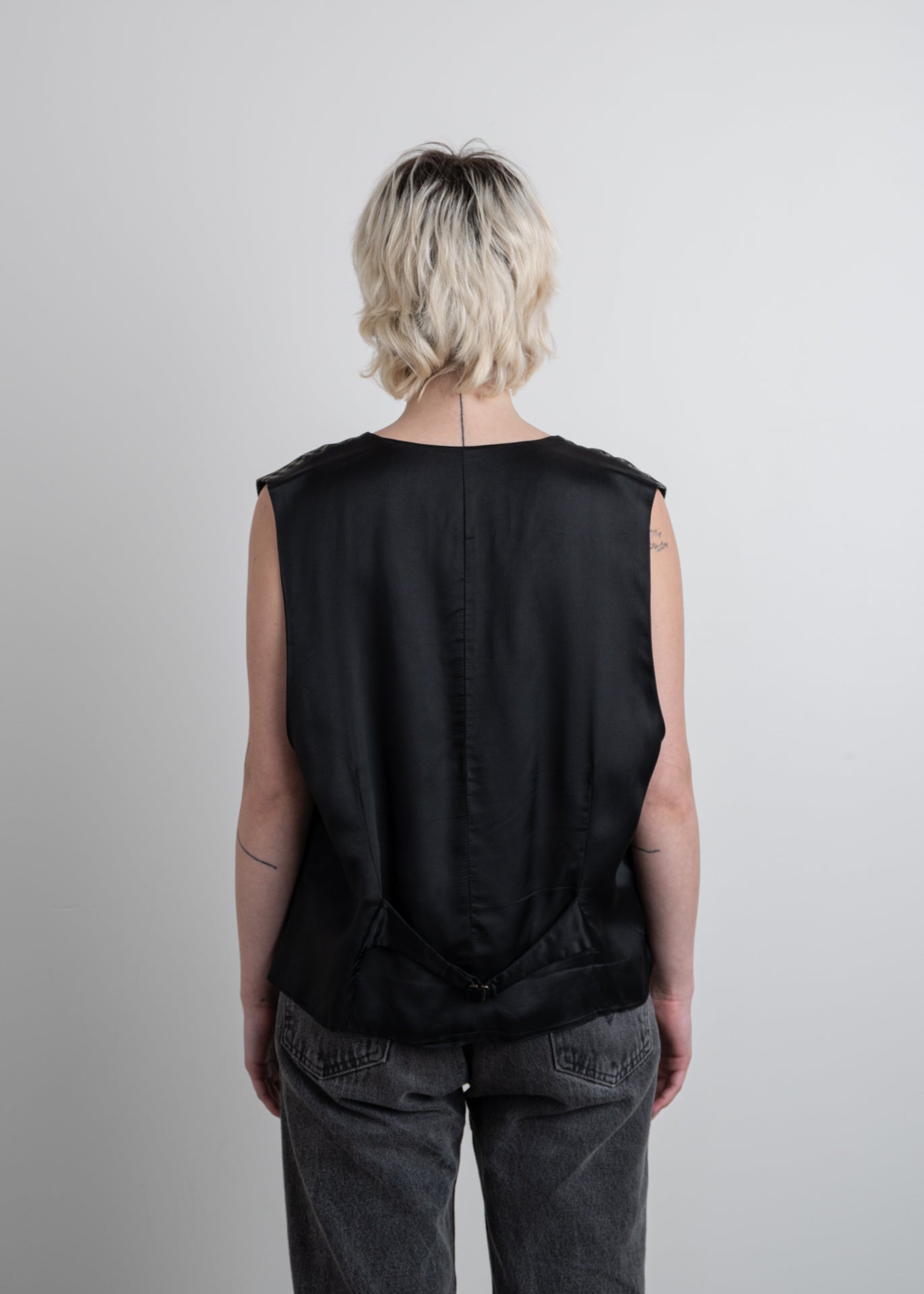 Vintage Checked Elegant Vest