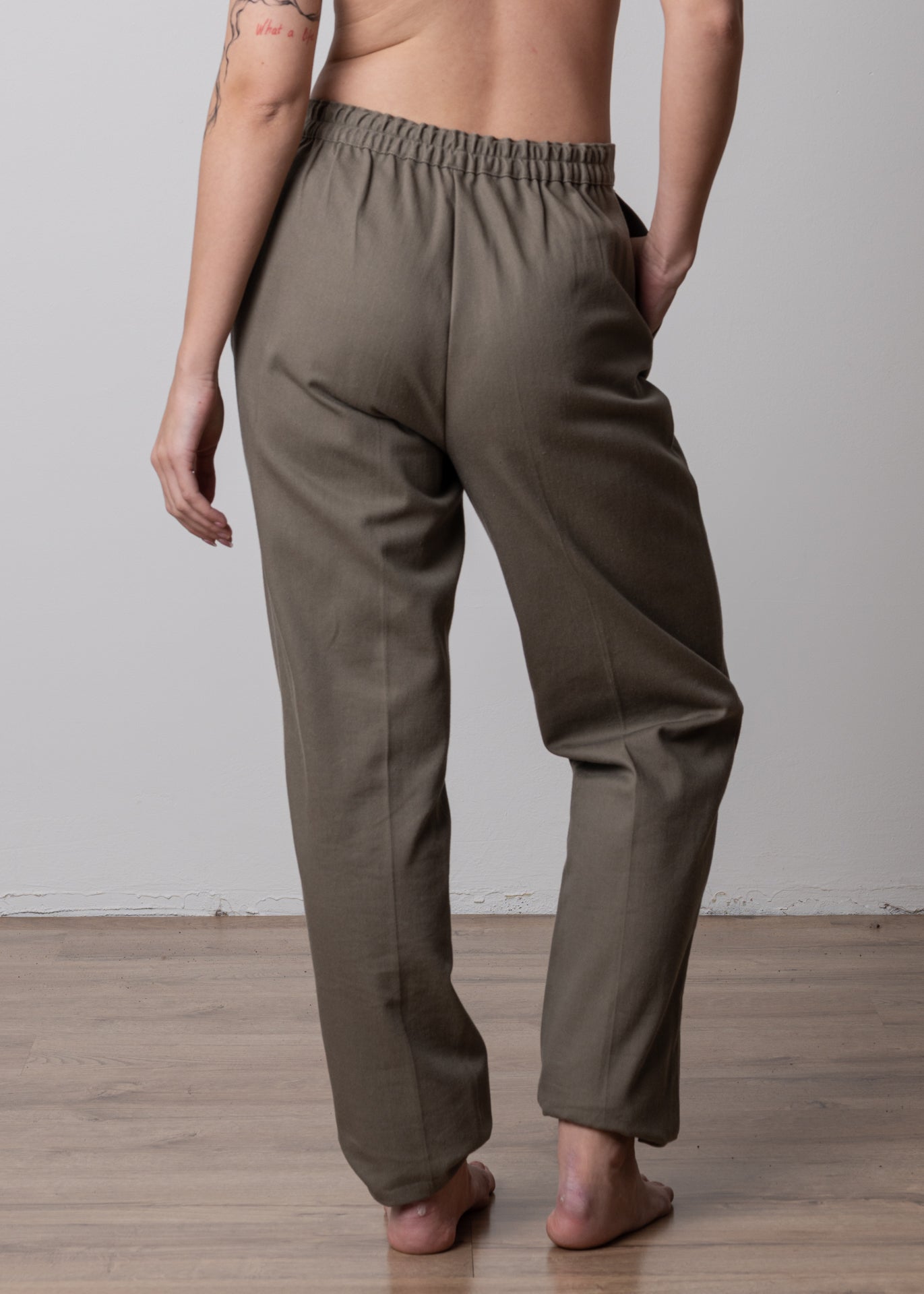 Vintage Brown Straight Trousers