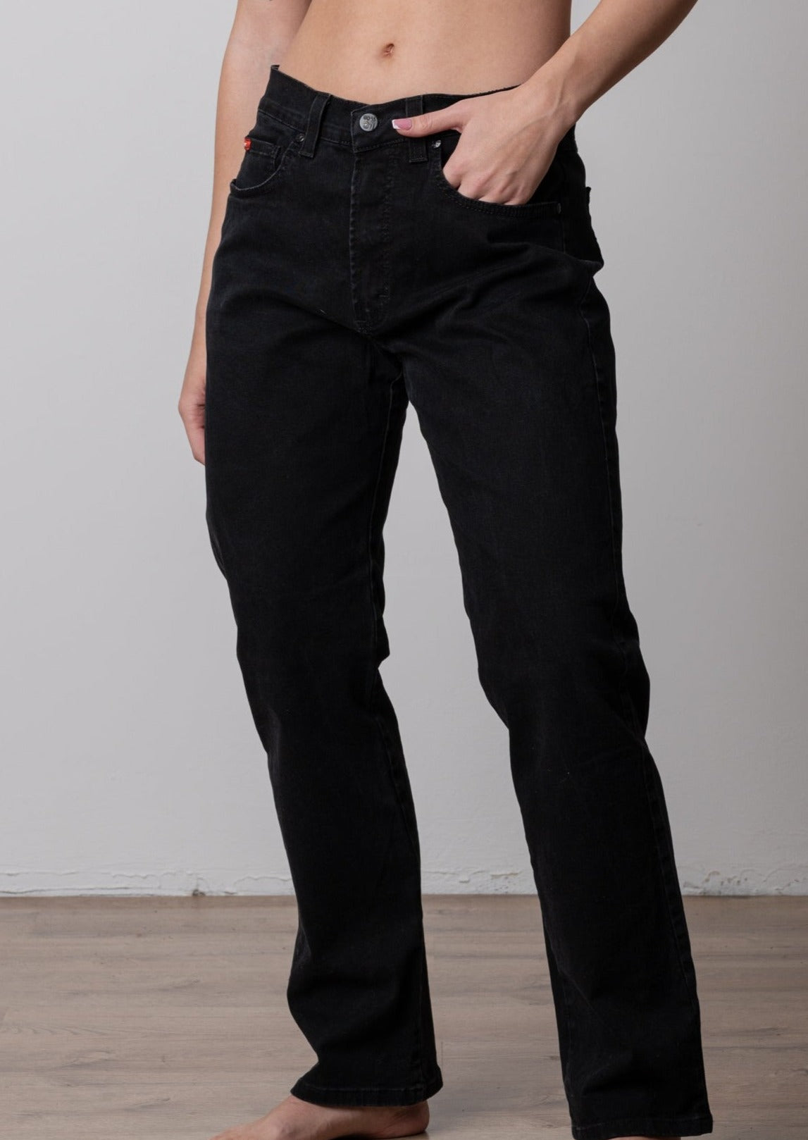 Vintage Black Straight Cut LEE Jeans