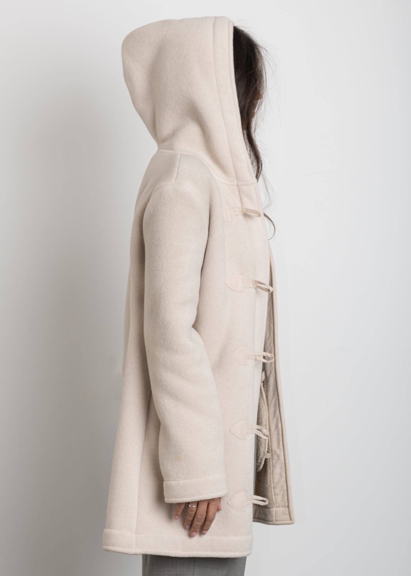 Vintage Beige Duffle Coat