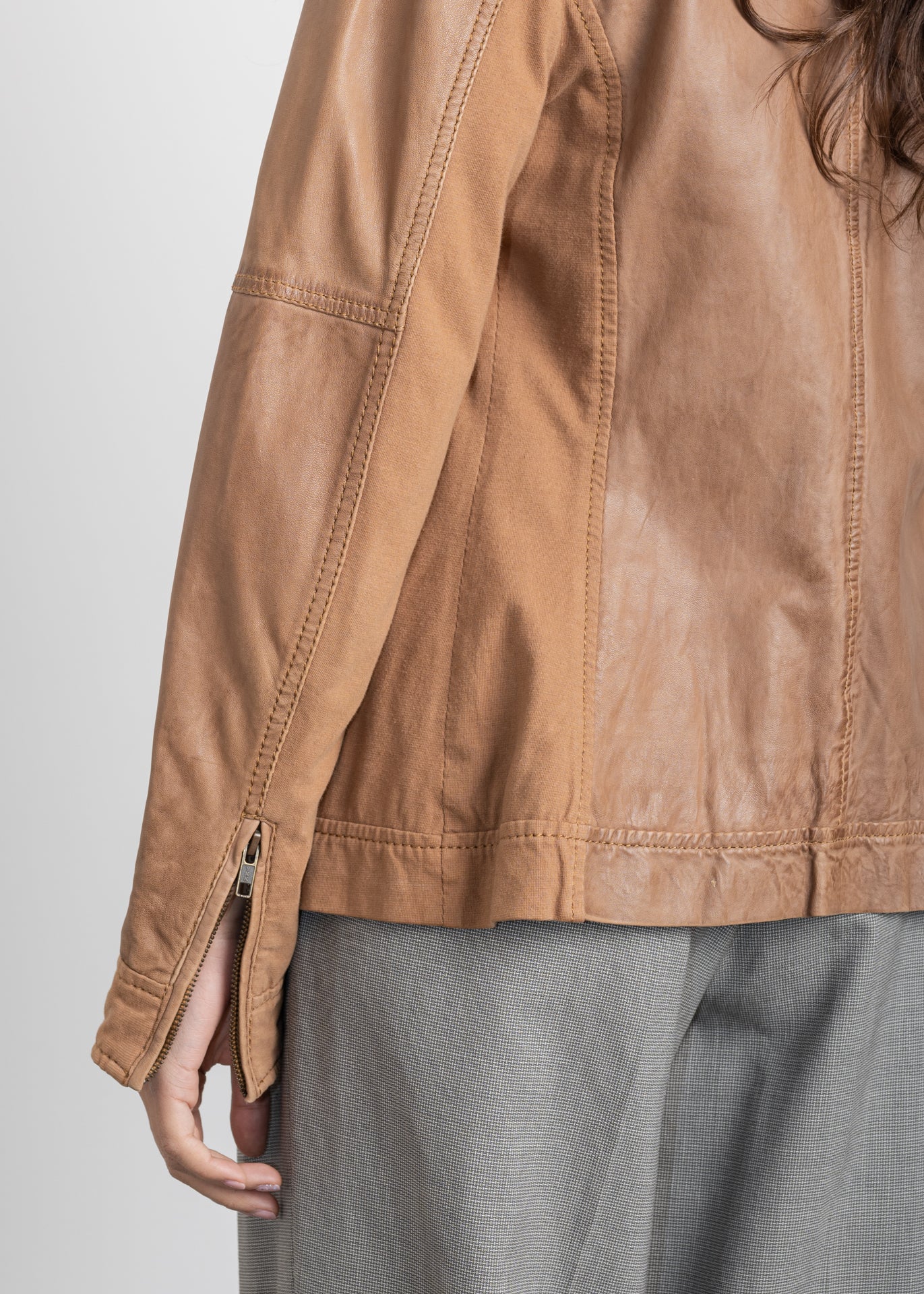 Vintage Brown Leather Jacket