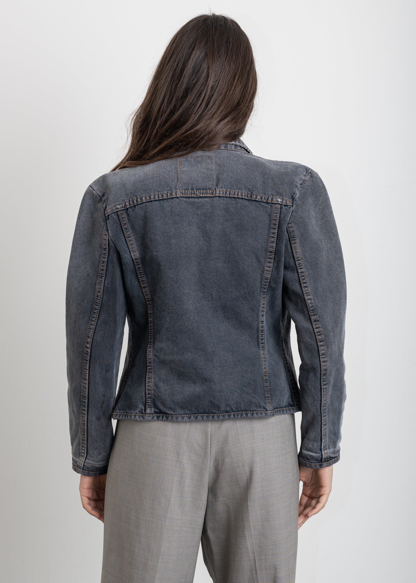 Vintage Grey Denim Jacket