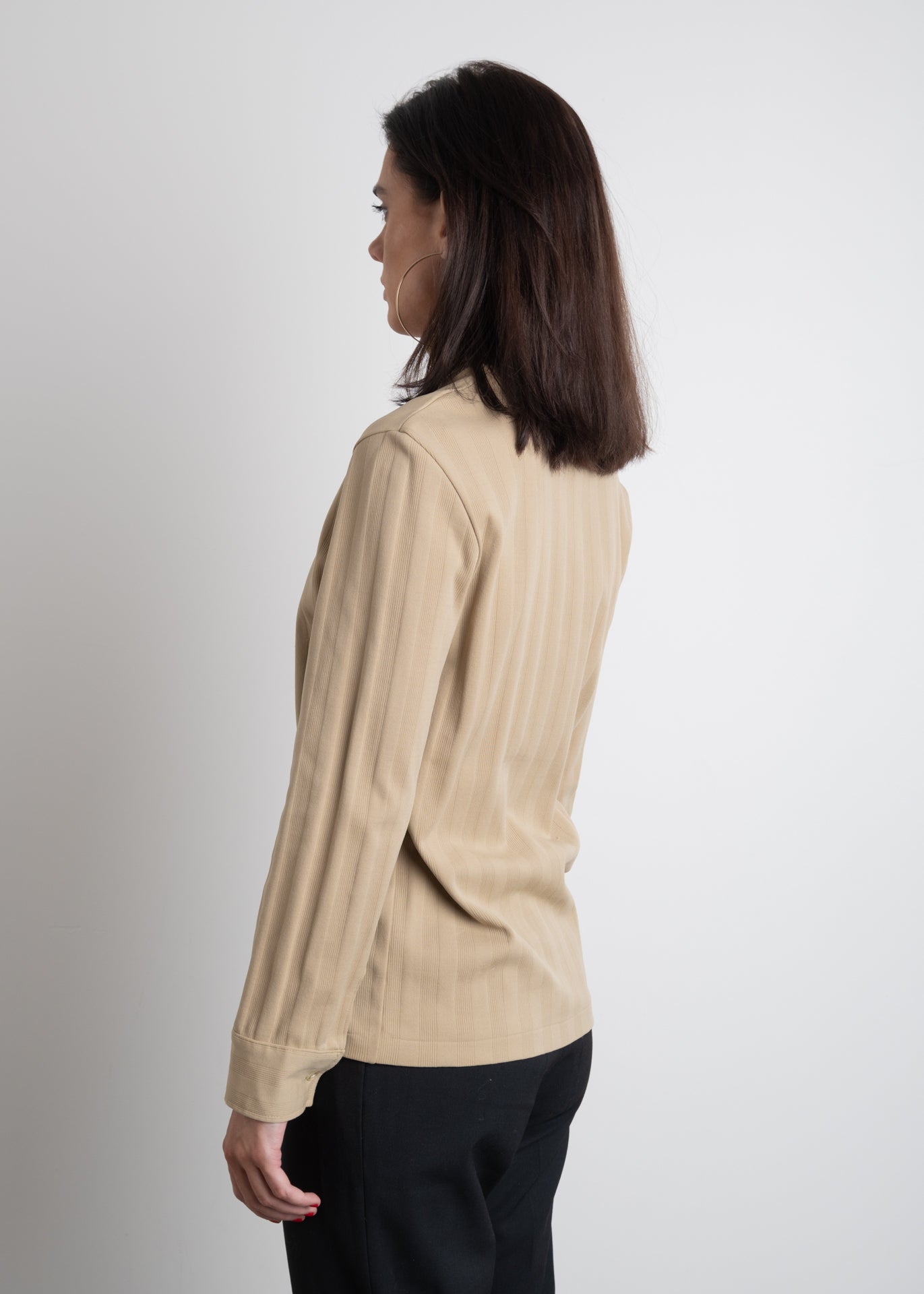 Vintage Beige Turtle Neck Sweater