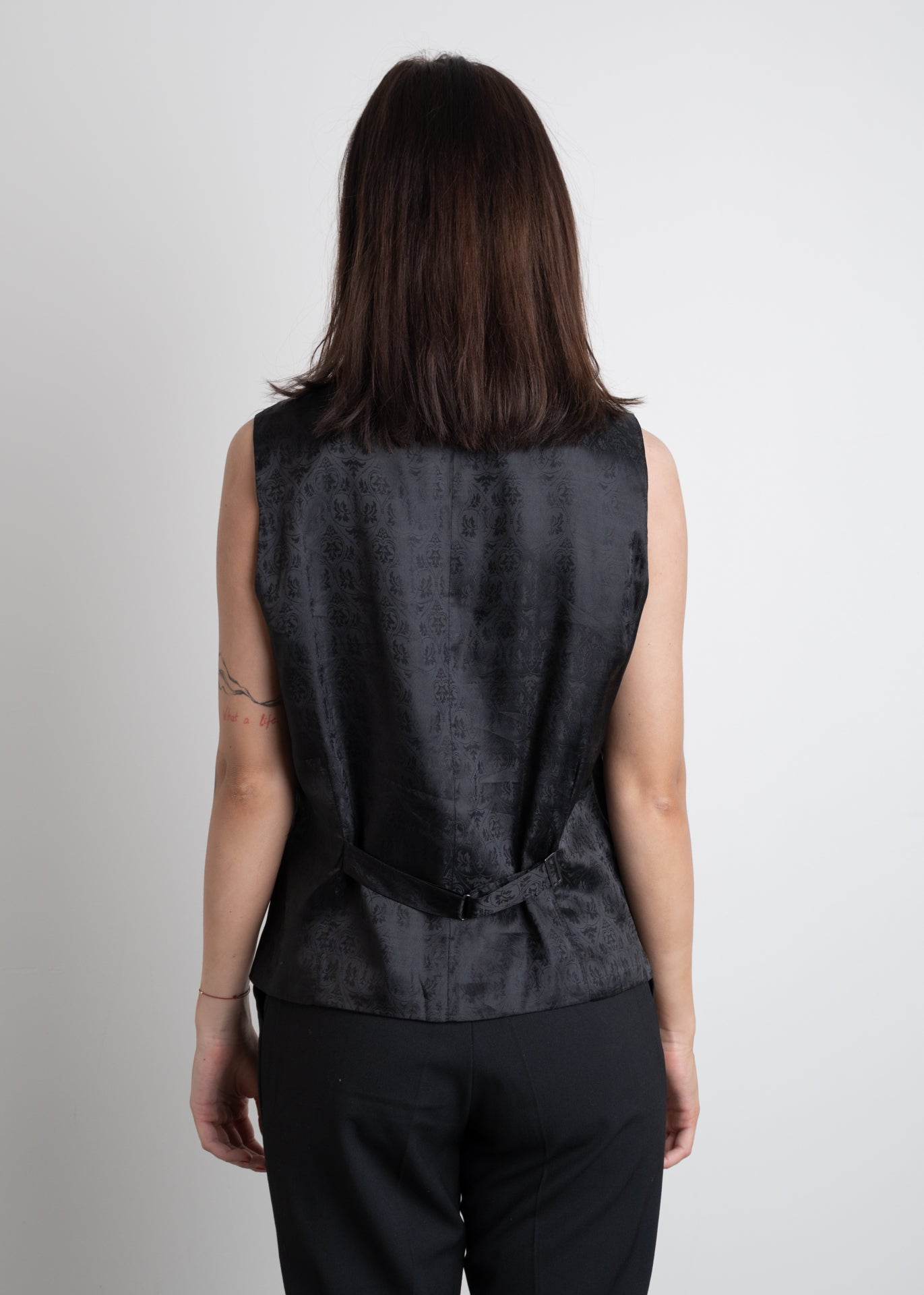 Vintage Grey Elegant Vest