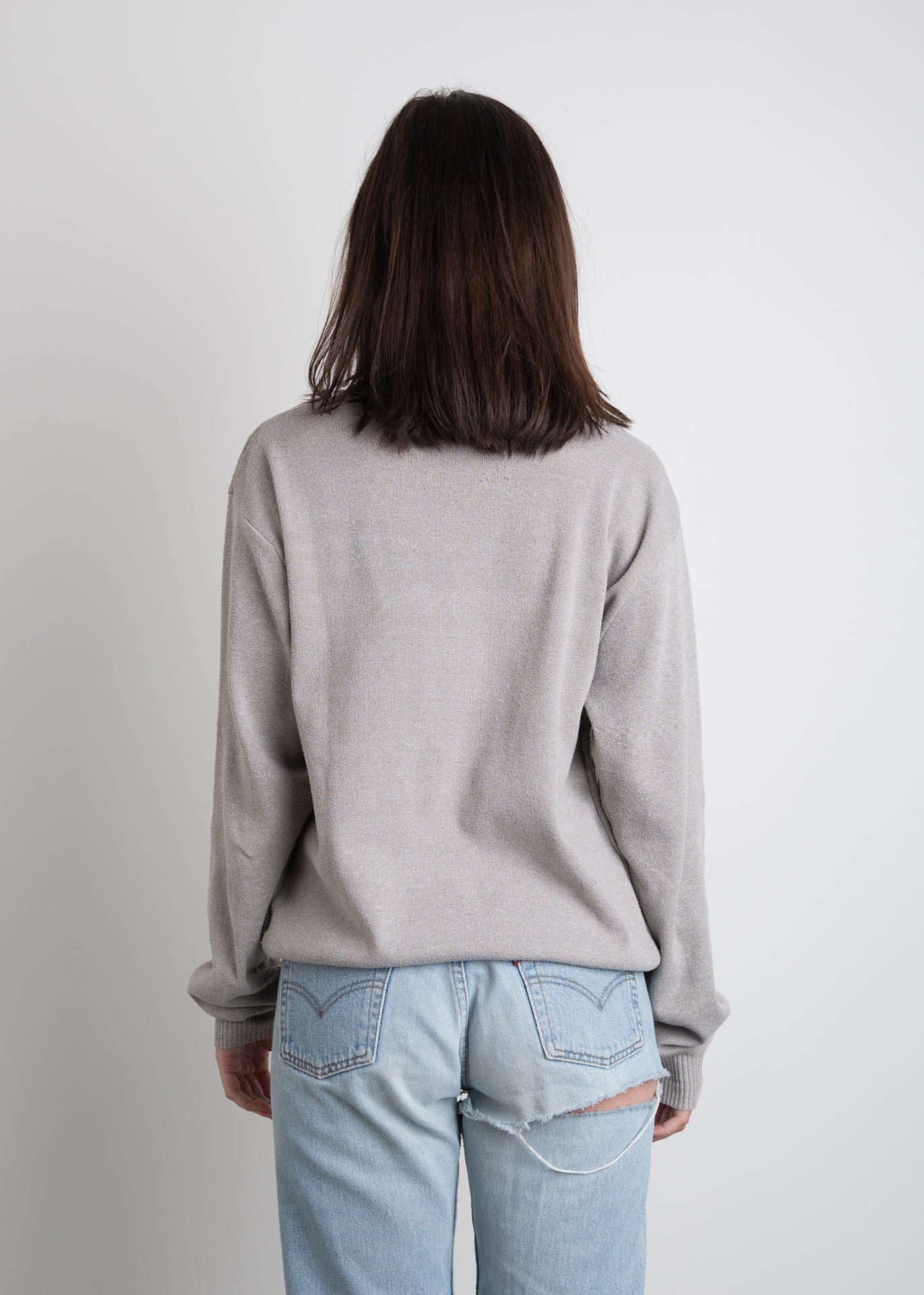 Vintage Grey Wool Sweater