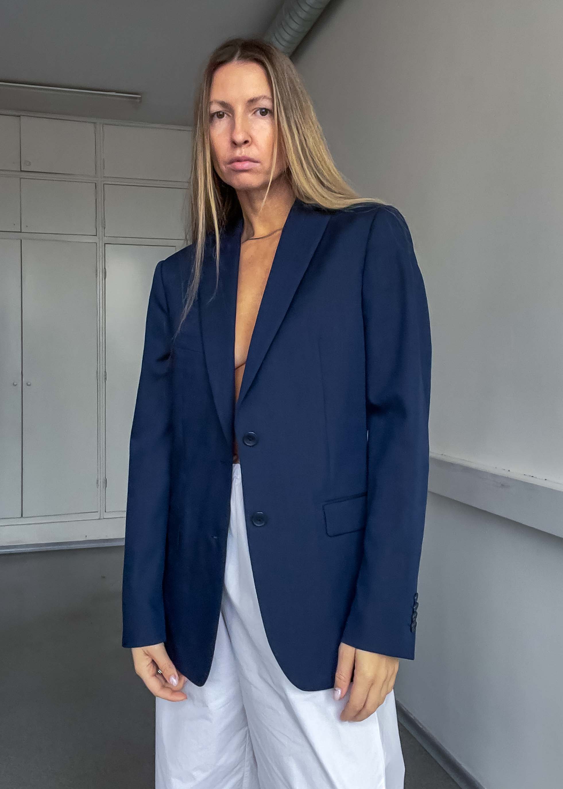 Vintage Blue Classic Fit Blazer