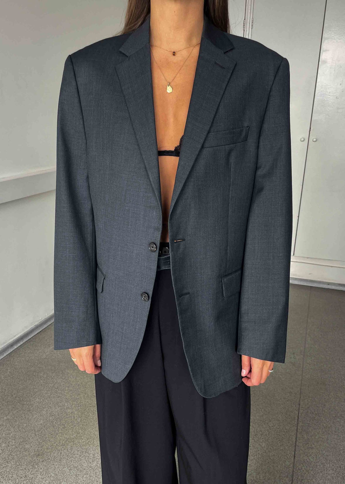 Vintage Grey Smaller Fit Blazer by RALPH LAUREN
