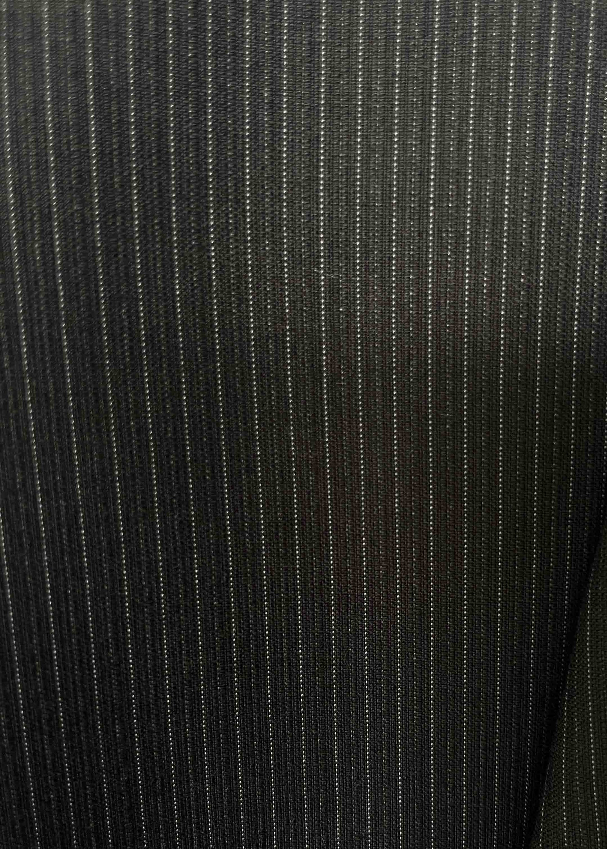 Vintage Black Striped Oversized Blazer