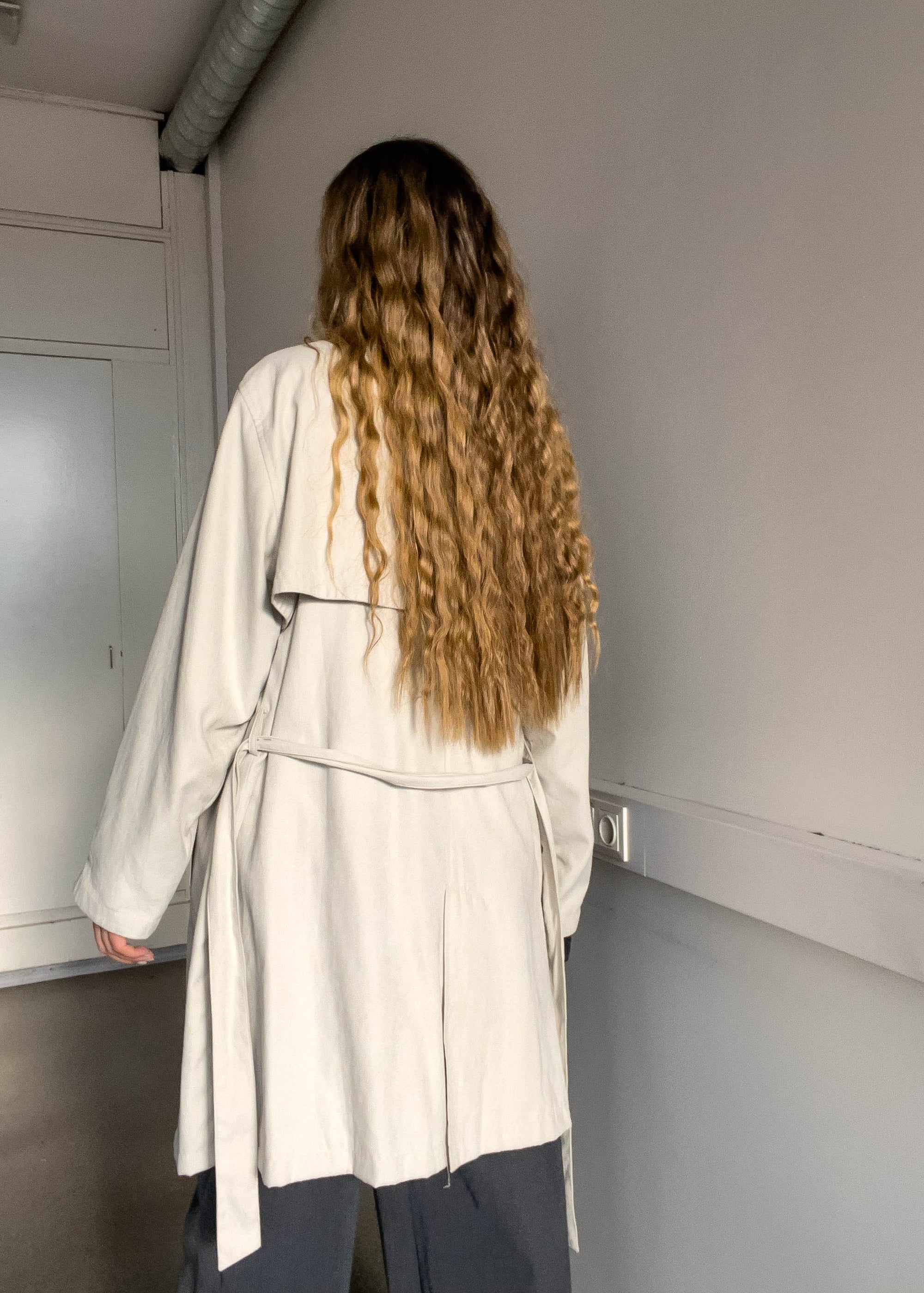 Vintage Grey Oversized Coat