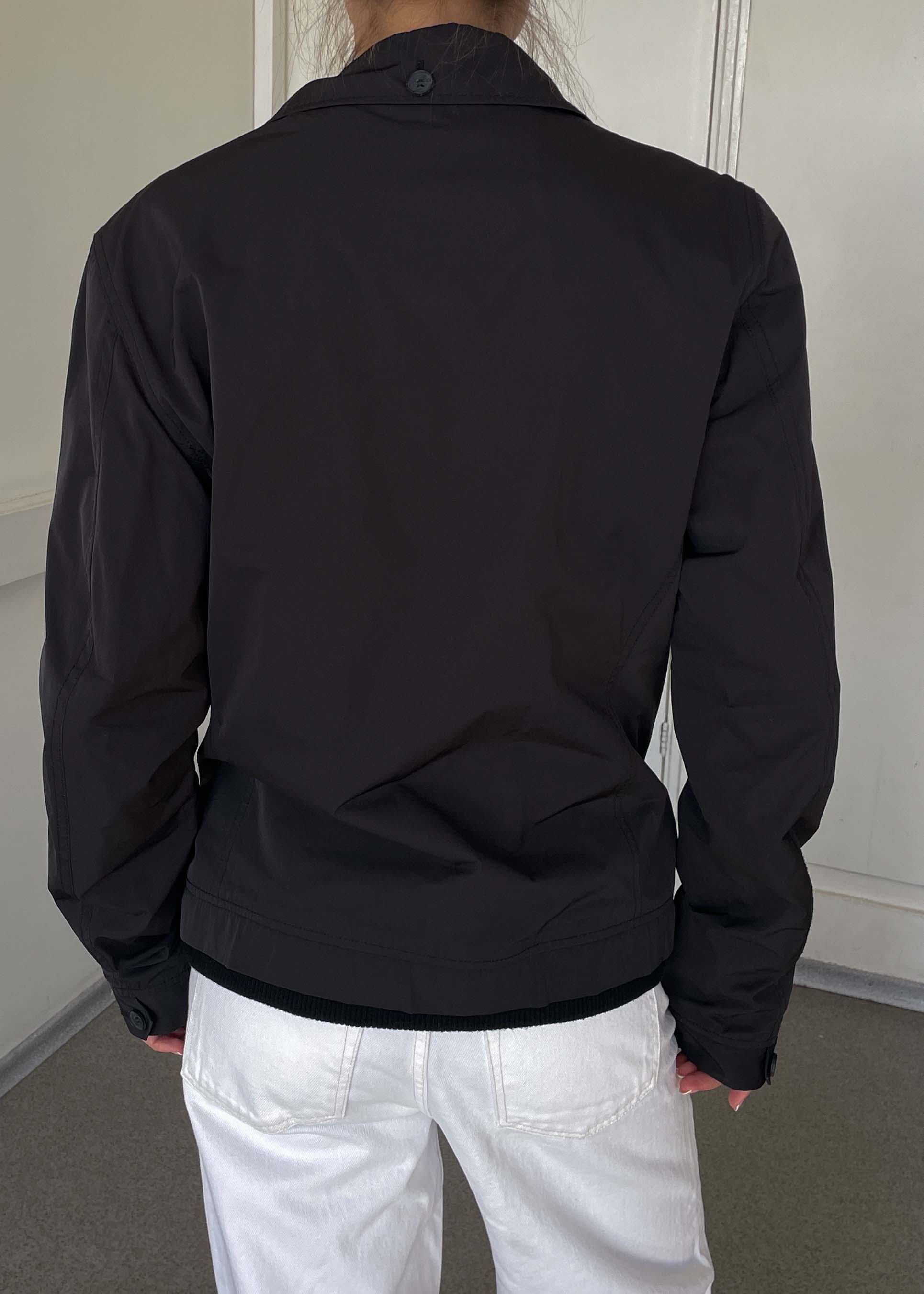 Vintage Black Slim-Fit Spring Jacket – MEXX