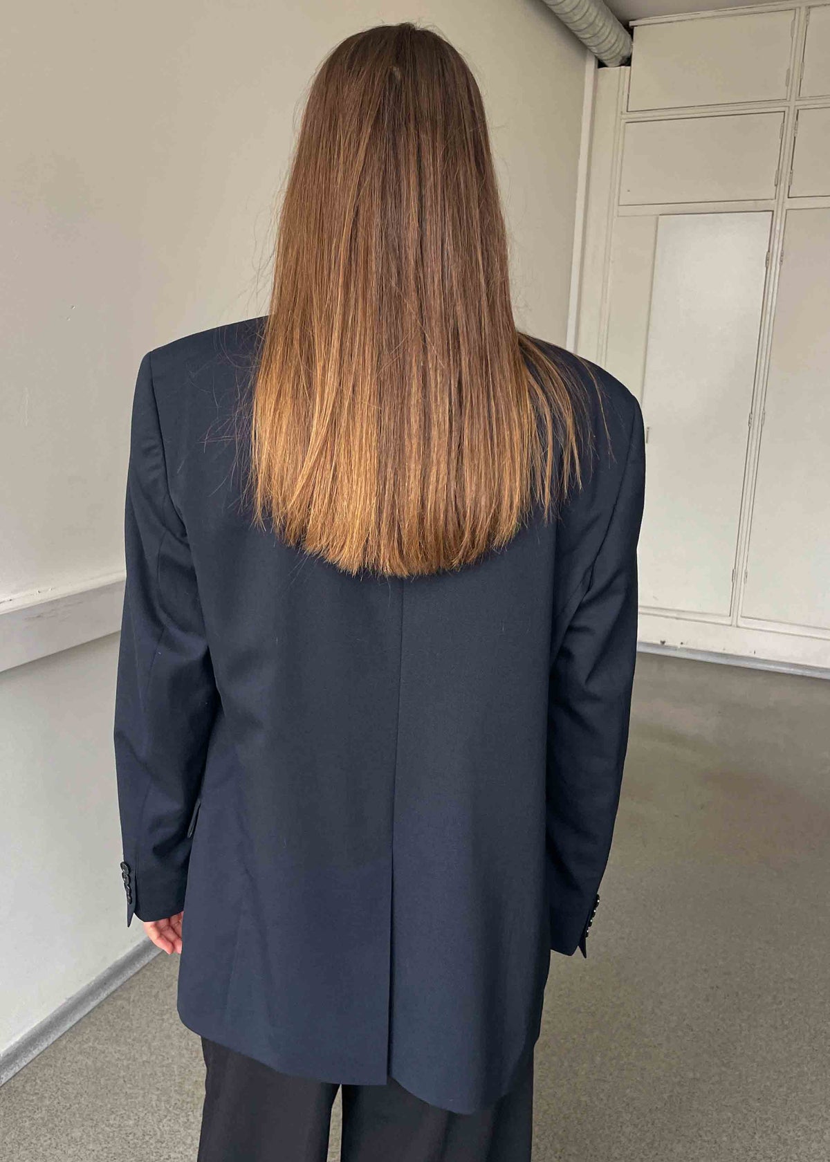 Vintage Navy Blue Oversized Blazer by TURO