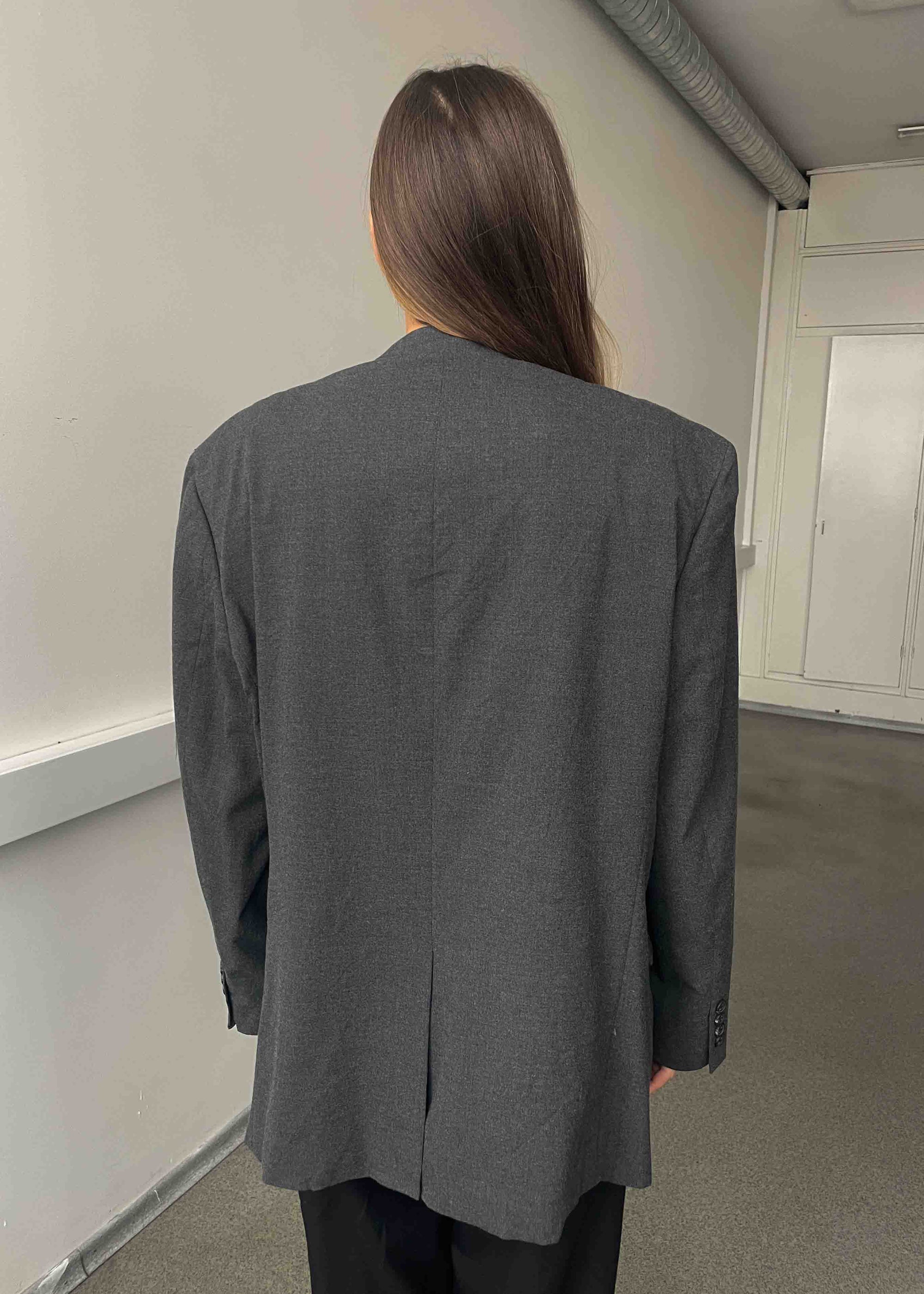 Vintage Grey Oversized Blazer by CHAPS