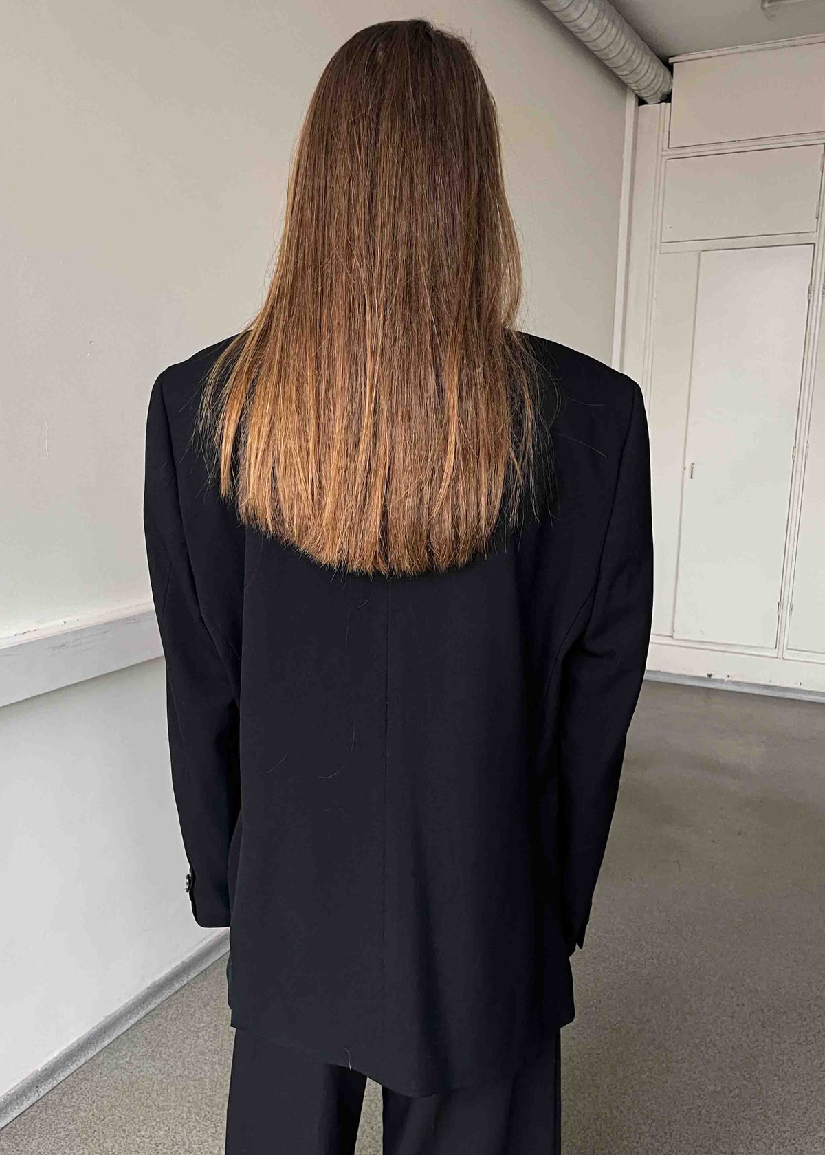 Vintage Classic Black Oversized Blazer