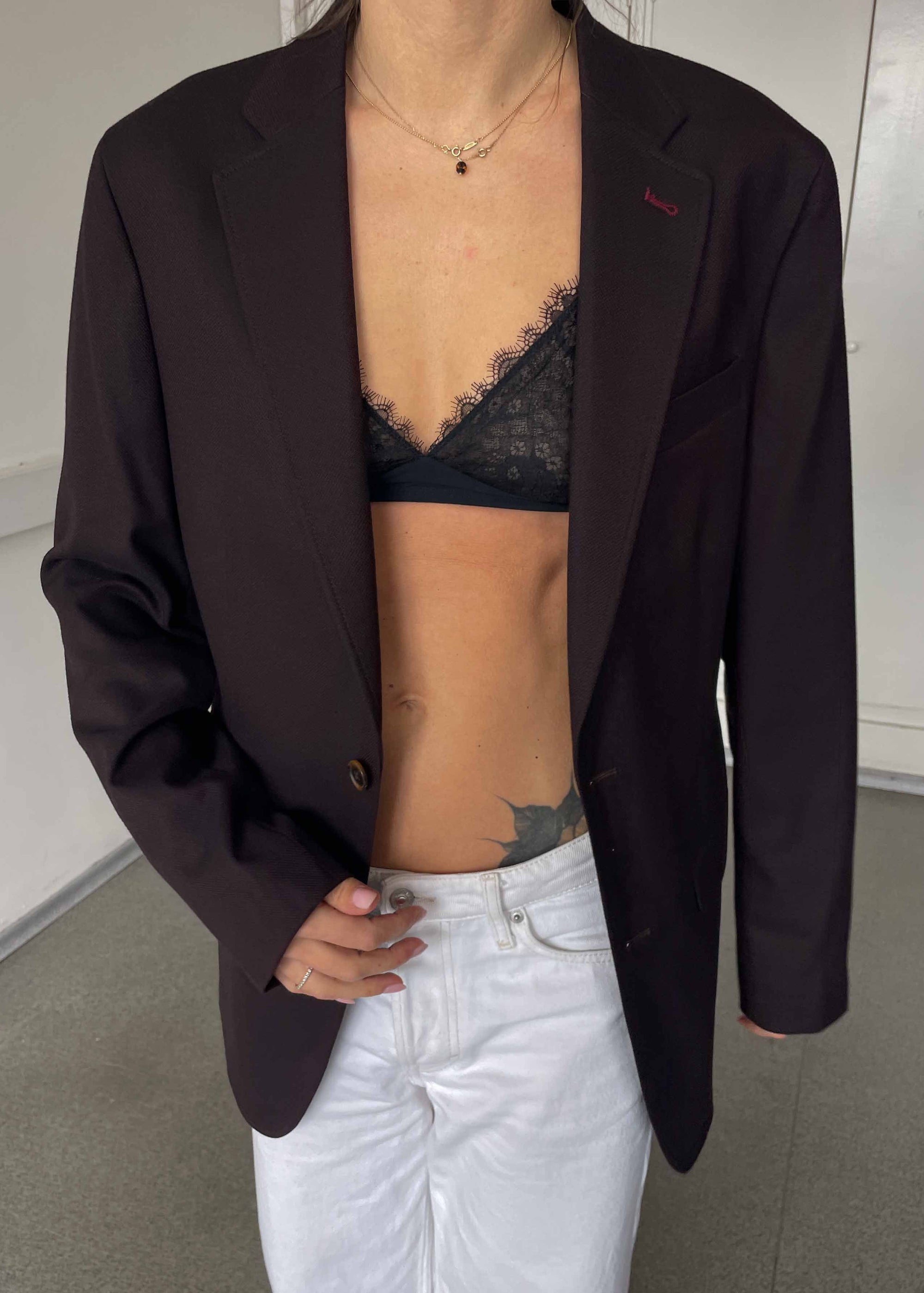 Vintage Burgundy Smaller Fit Blazer