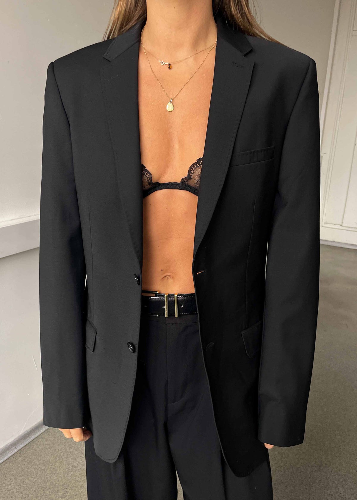 Vintage Classic Black Smaller Fit Blazer