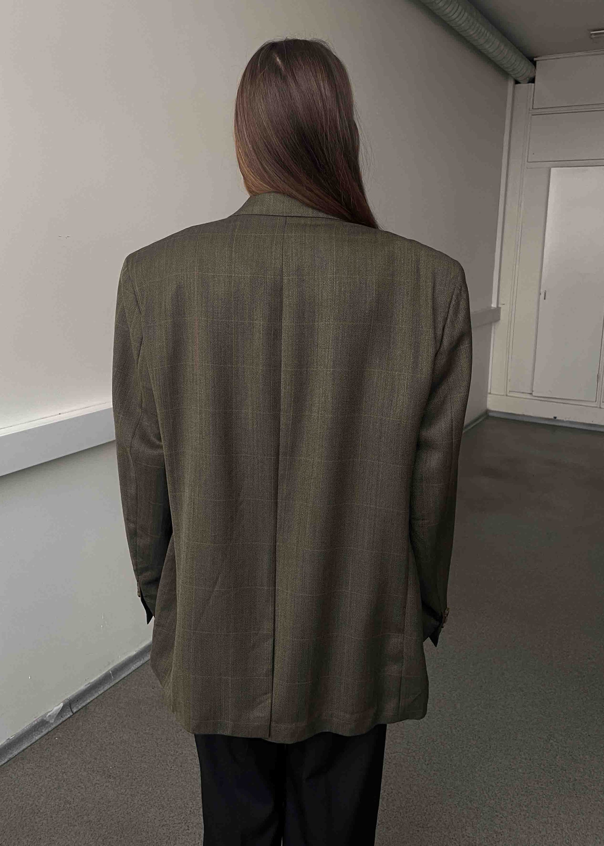 Vintage Khaki Green Oversized Blazer Chaps by RALPH LAUREN