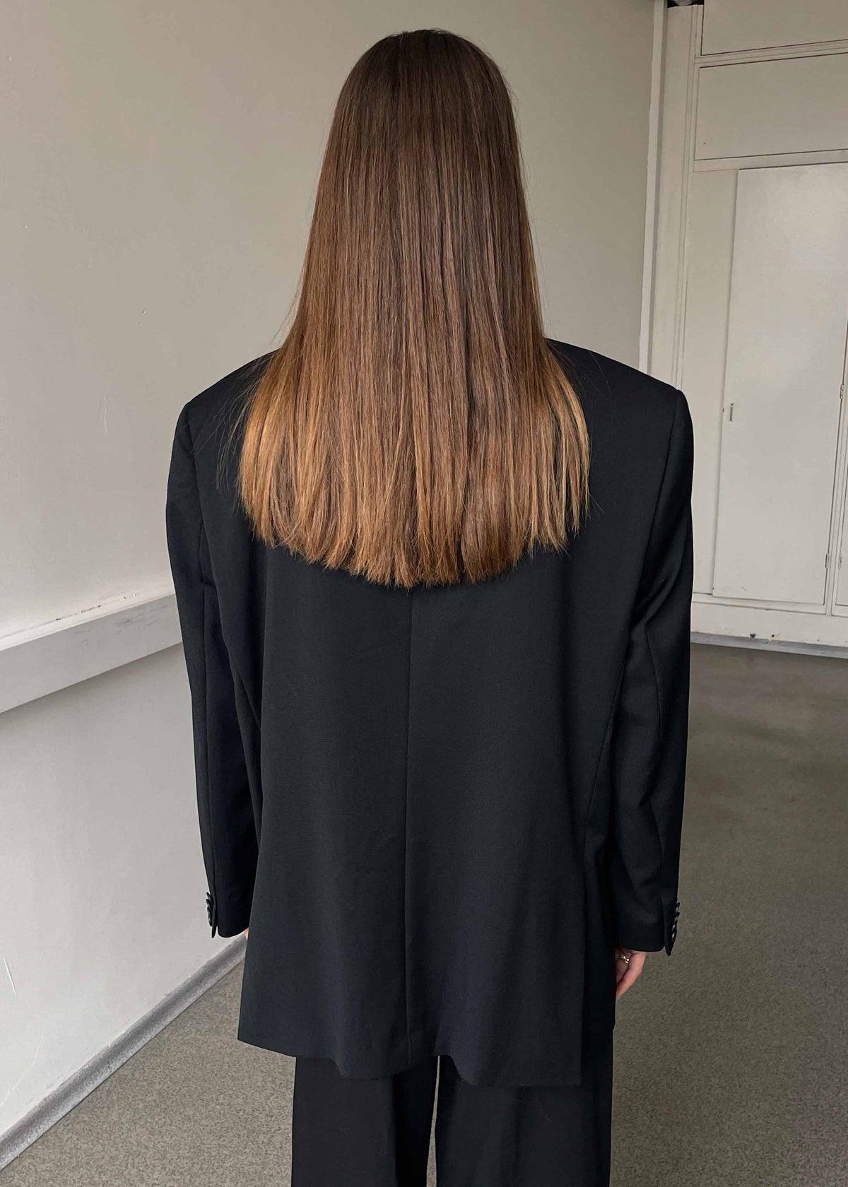 Vintage Classic Black Oversized Blazer