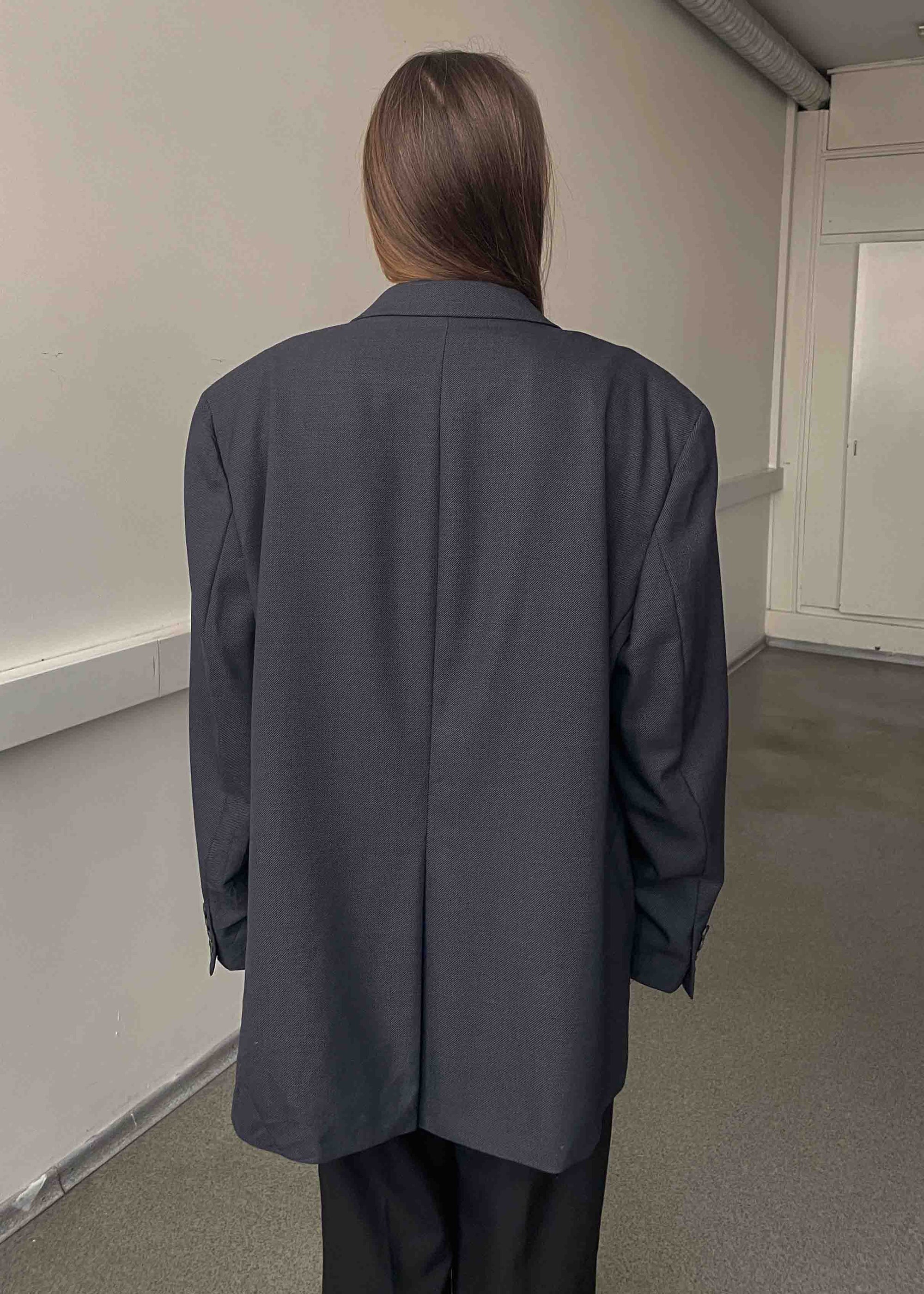 Vintage Blue Patterned Oversized Blazer Chaps by RALPH LAUREN