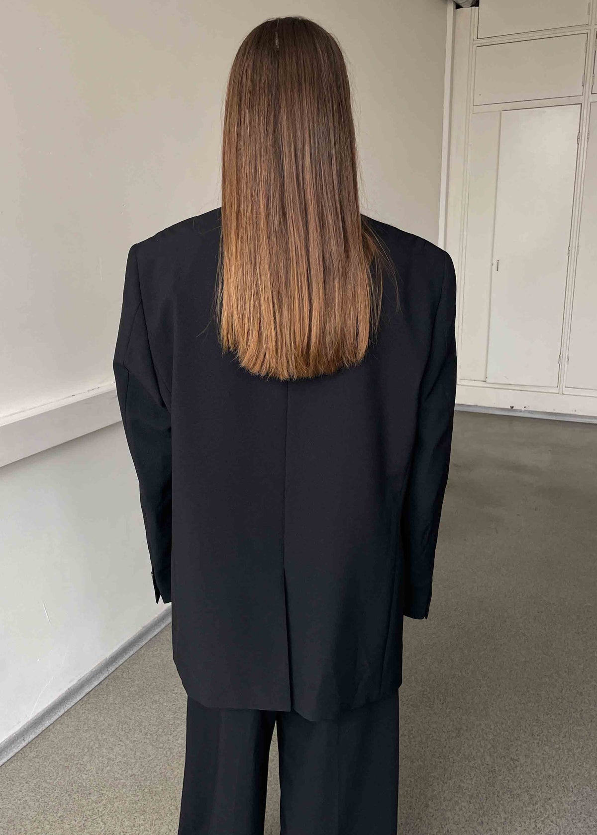 Vintage Classic Black Oversized Blazer