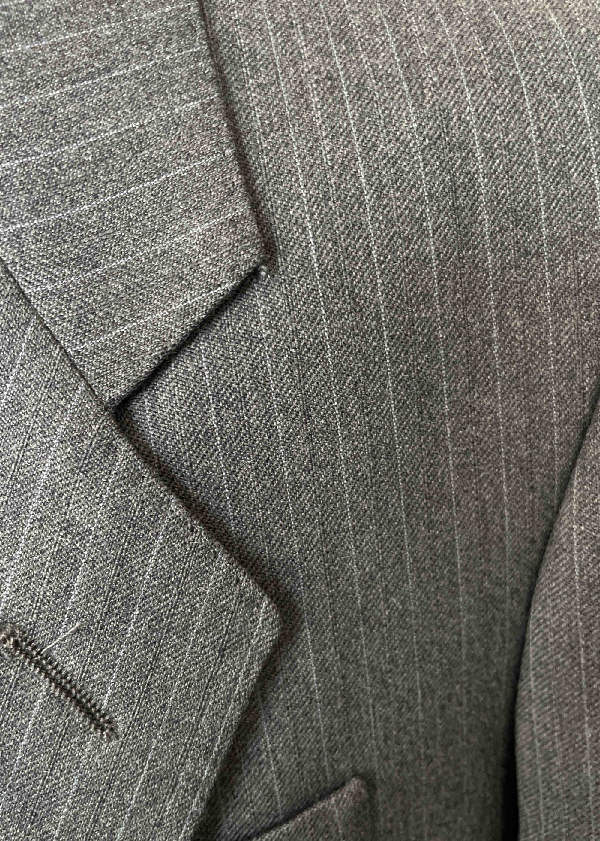 Vintage Grey Stripped Smaller Fit Blazer