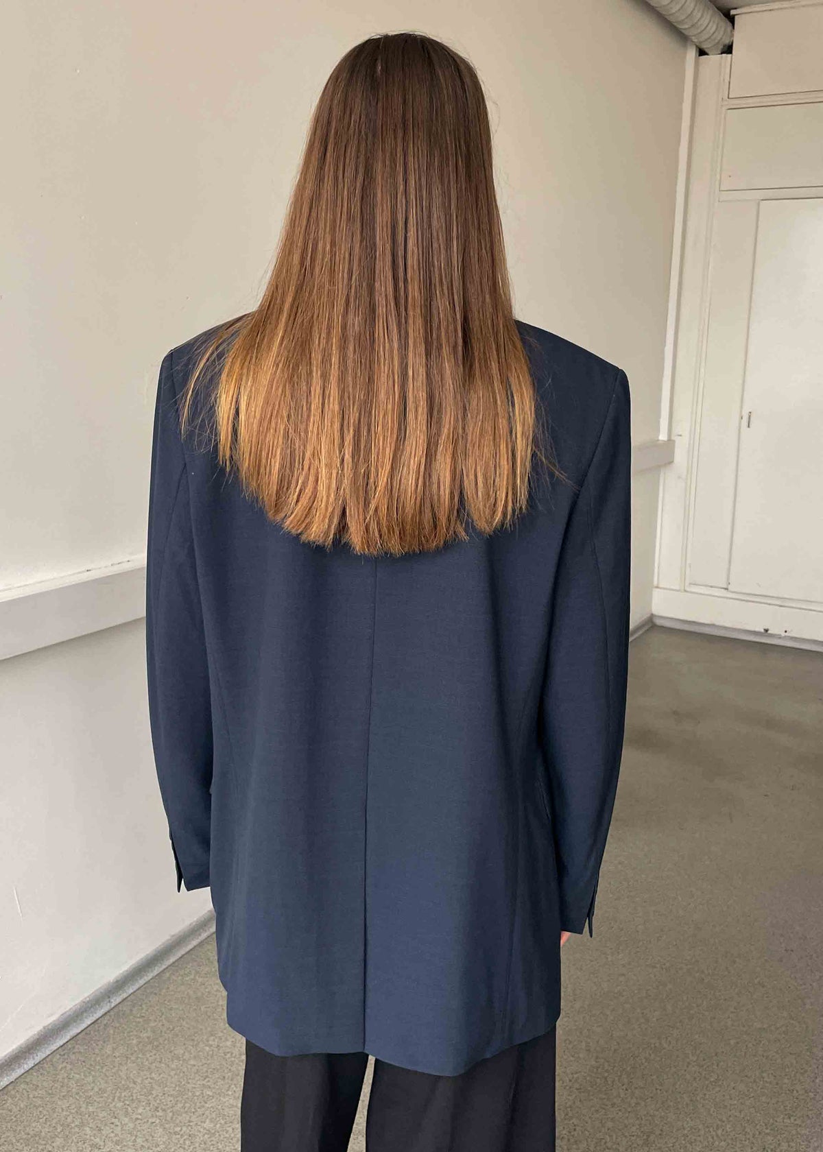 Vintage Blue Oversized Blazer