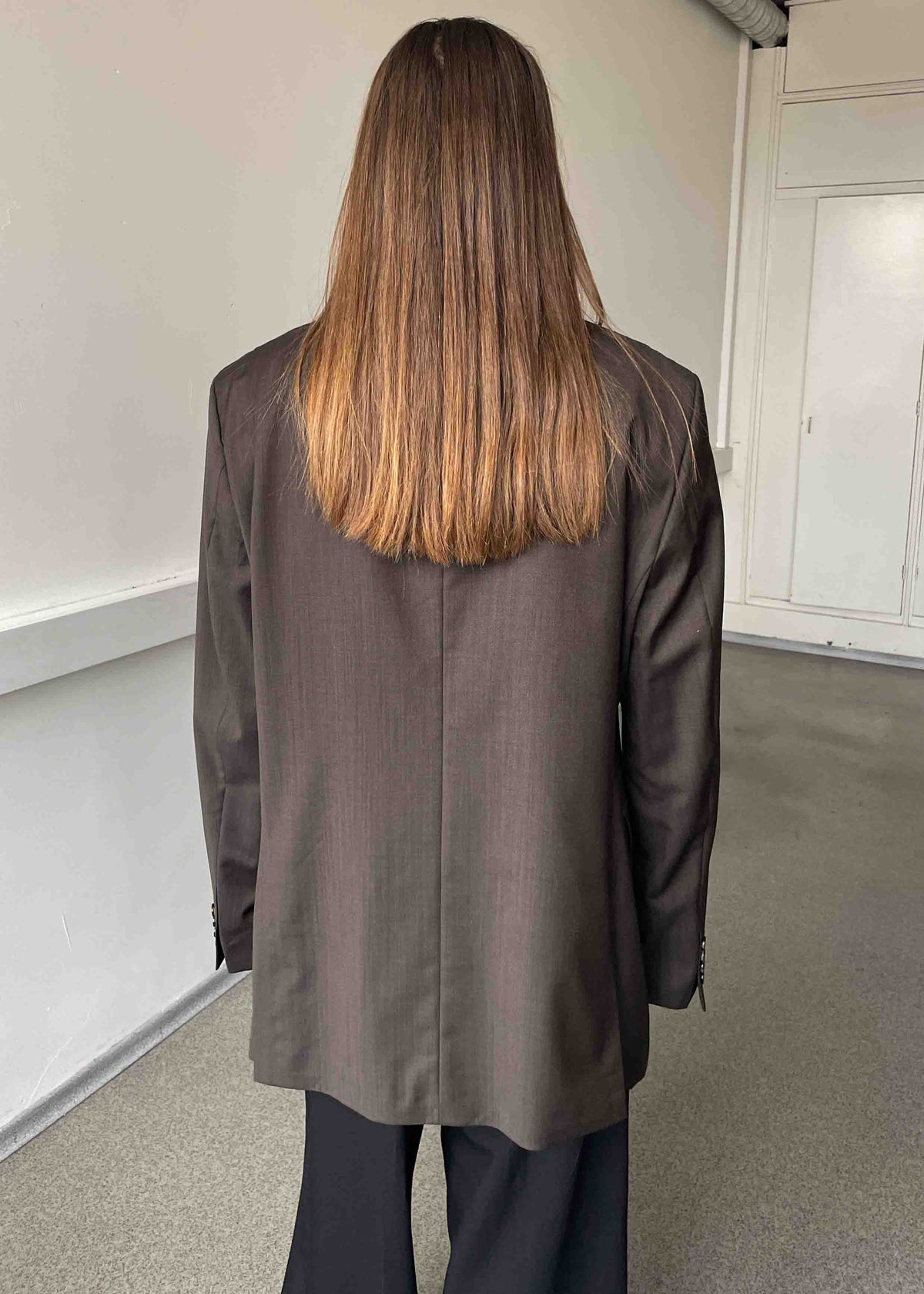 Vintage Brown Oversized Blazer