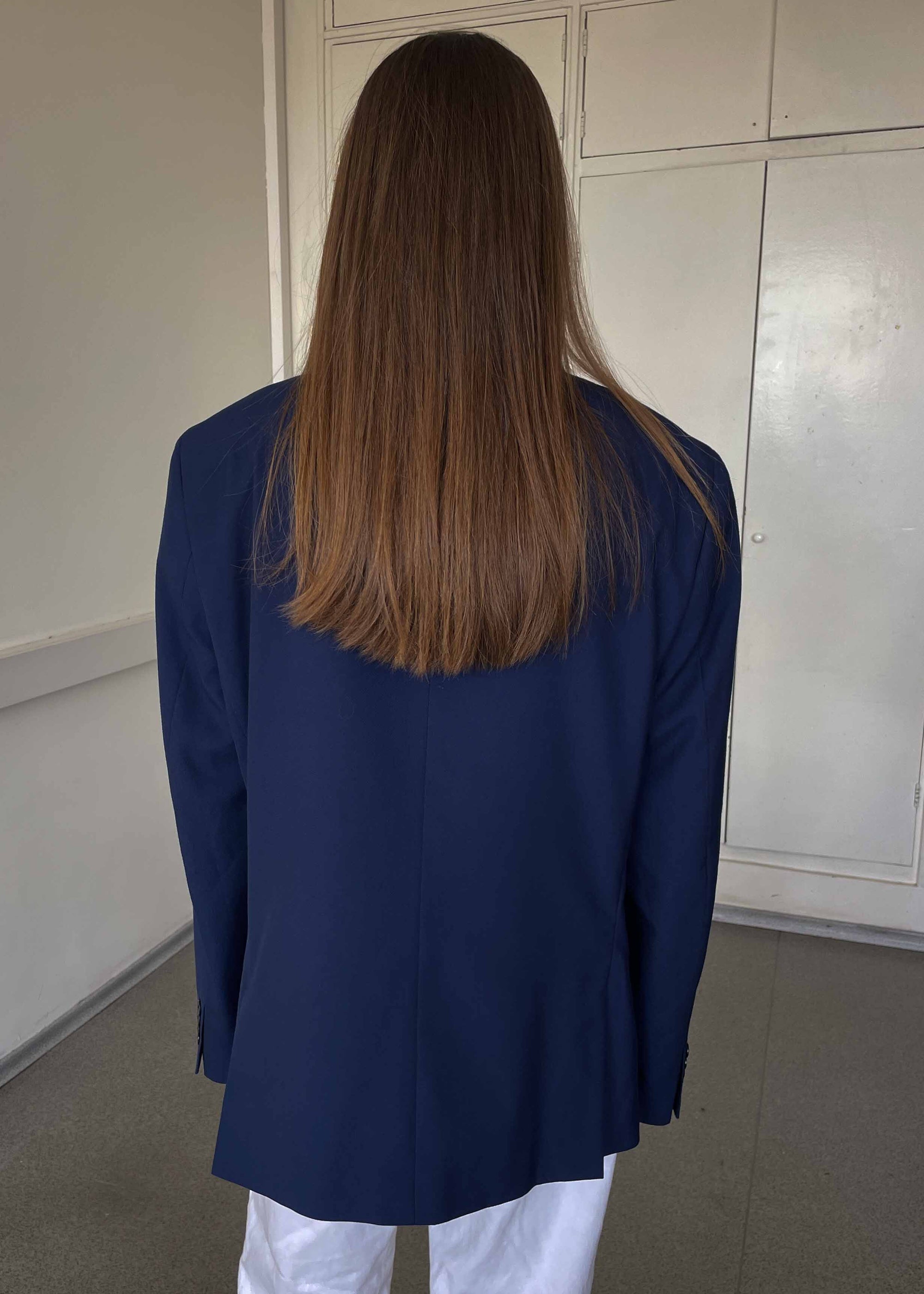 Vintage Blue Oversized Blazer