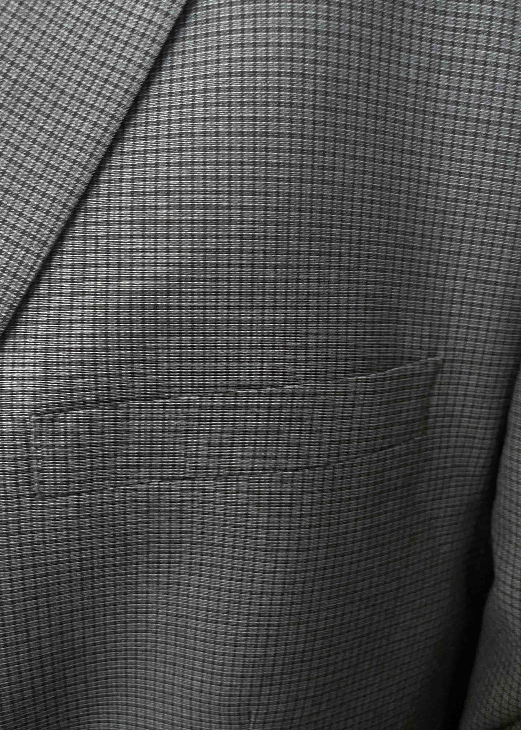 Vintage Grey Checked Smaller Fit Blazer