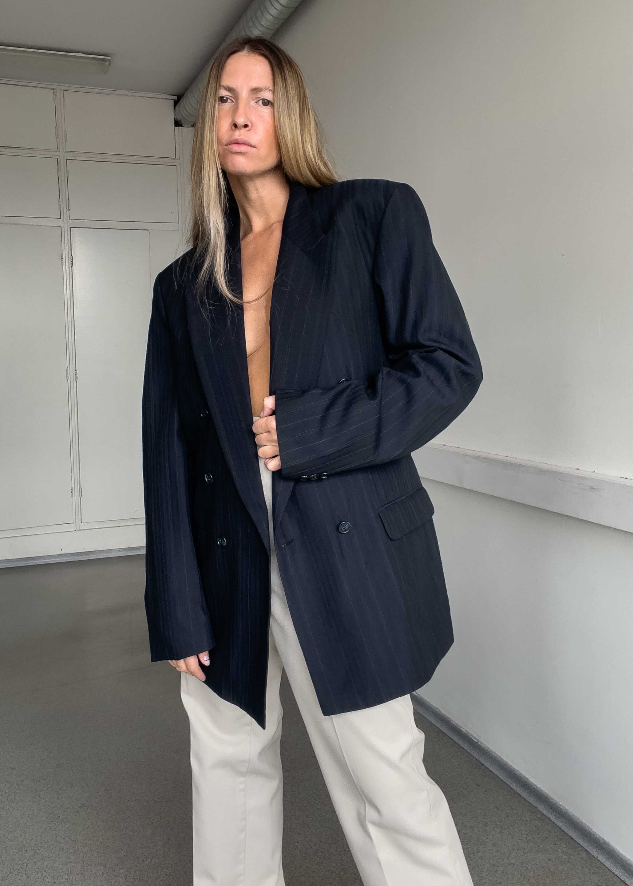 vintage double breasted blazer