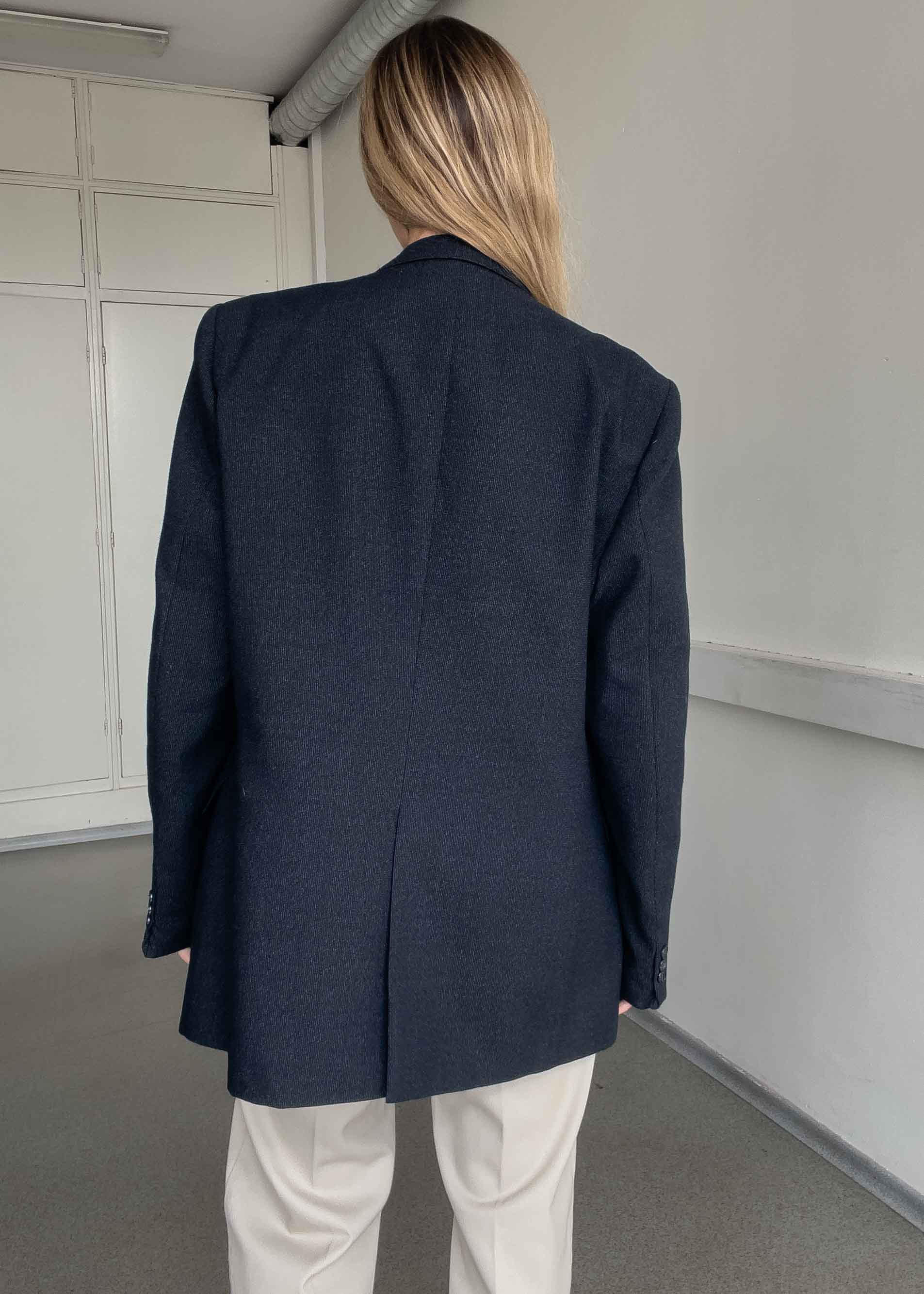 Vintage Blue Oversized Blazer