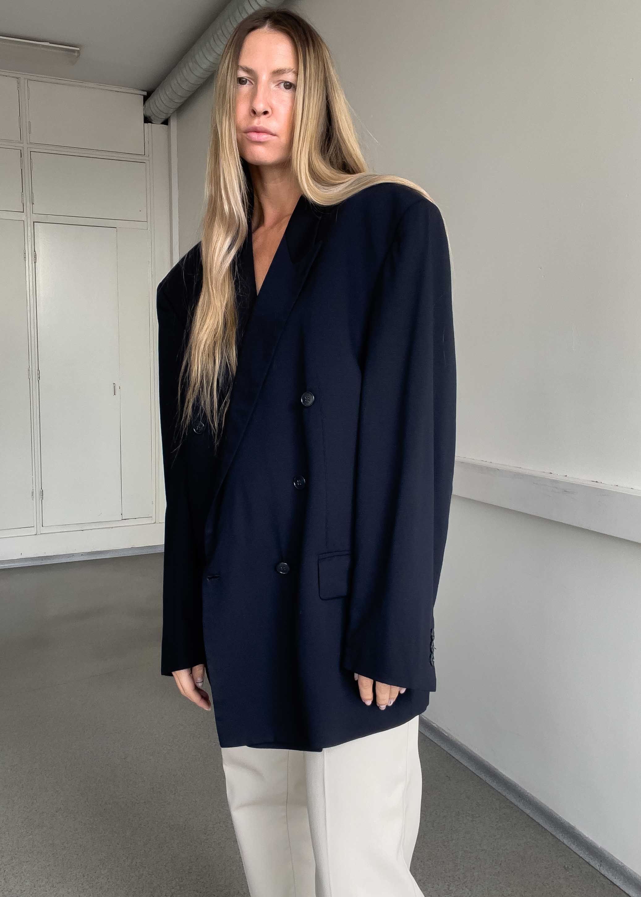 vintage double breasted blazer