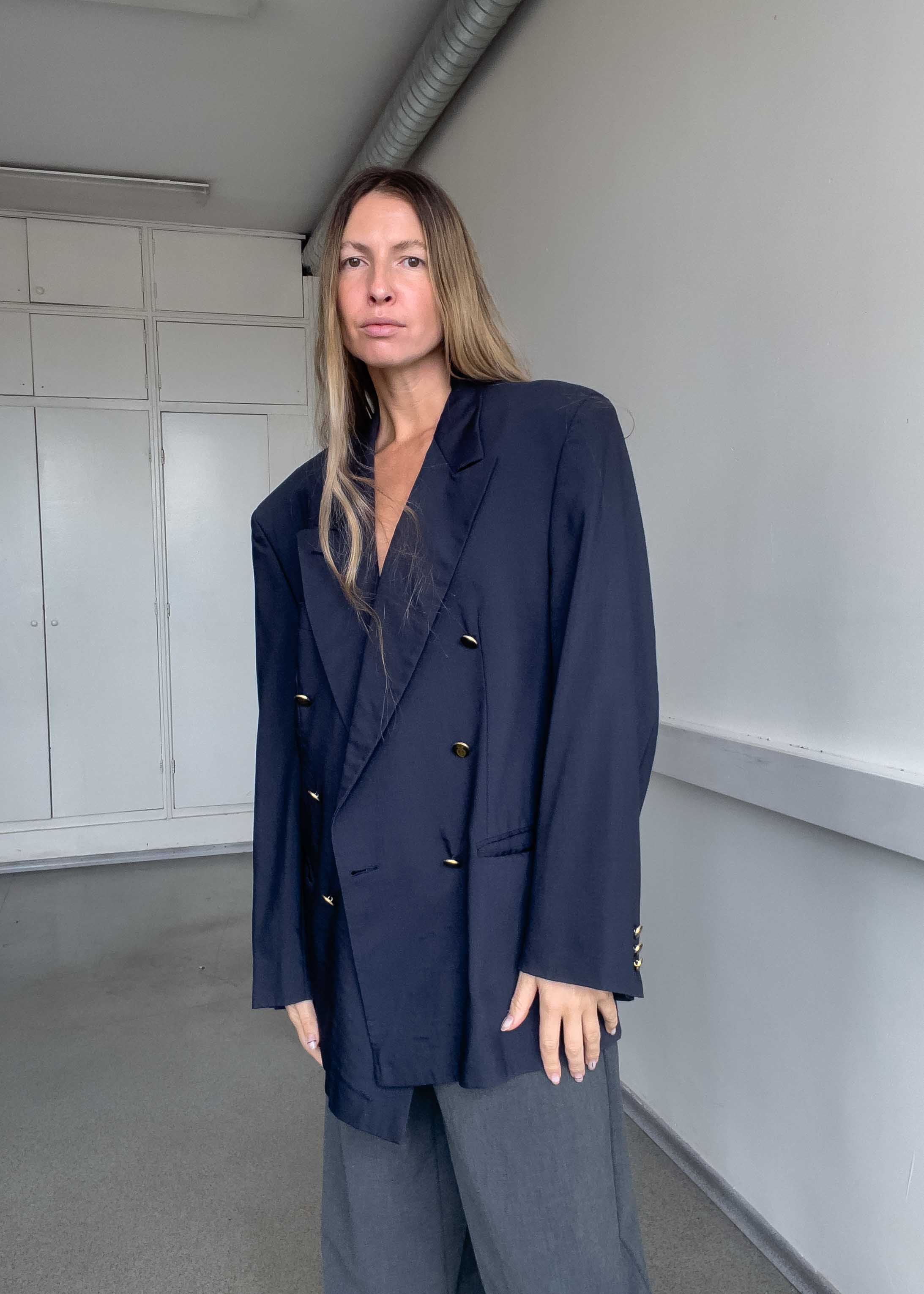 vintage double breasted blazer