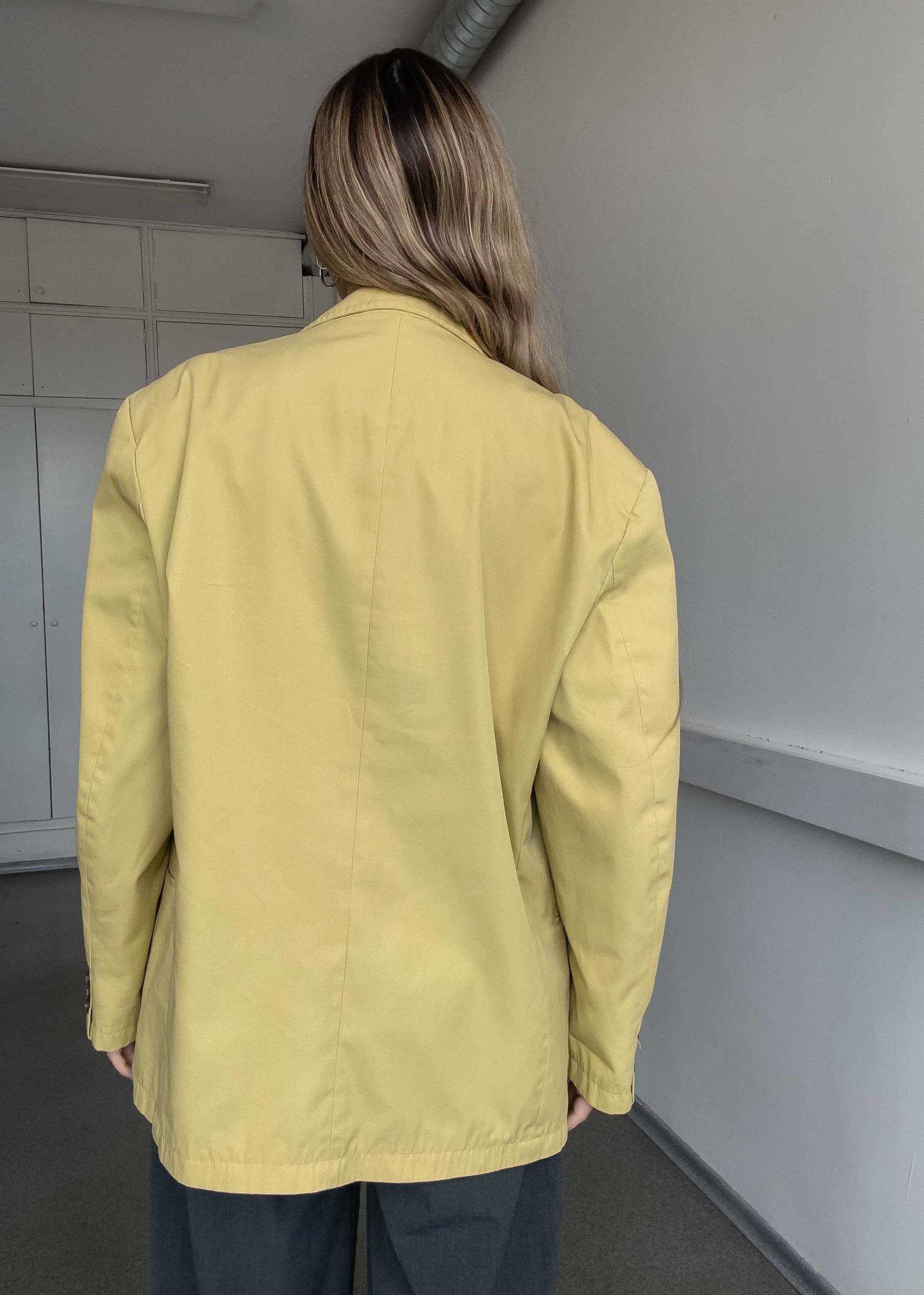 Vintage Yellow Oversized Blazer