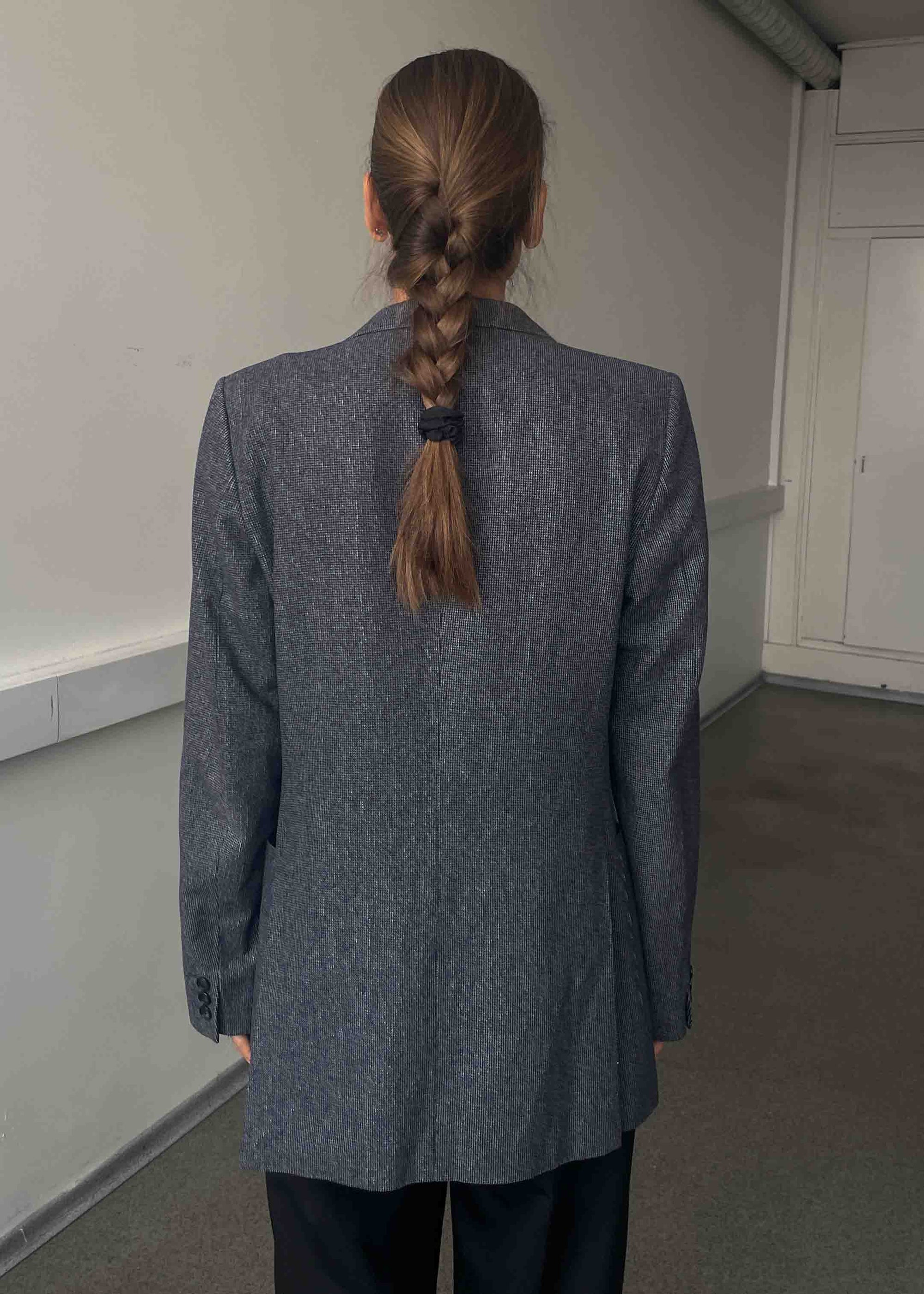 Vintage Light Blue Patterned Smaller Fit Blazer