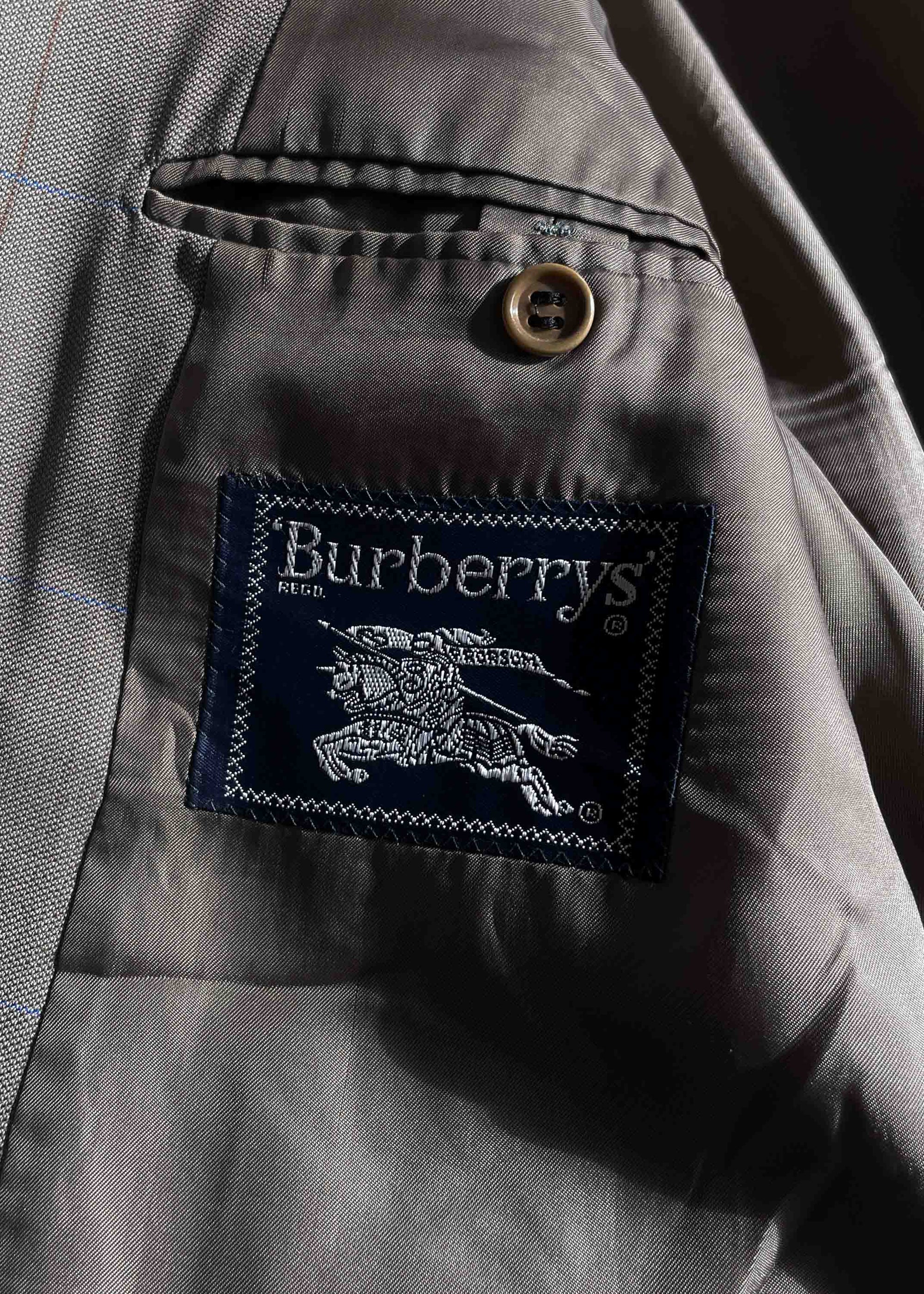 Vintage Sage Green Oversized Blazer by BURBERRY'S